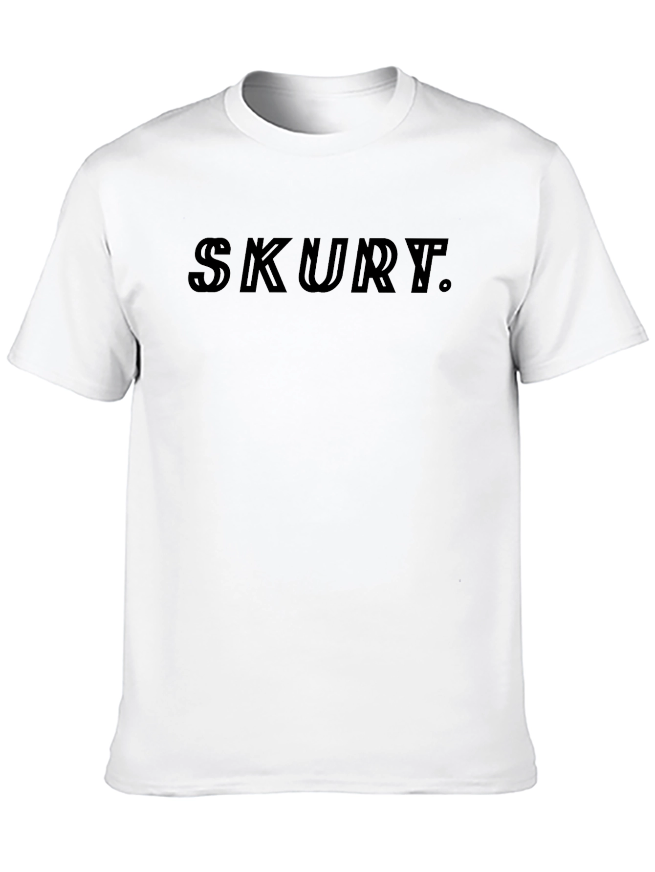 Mens Black SKURT. Graphic Tee