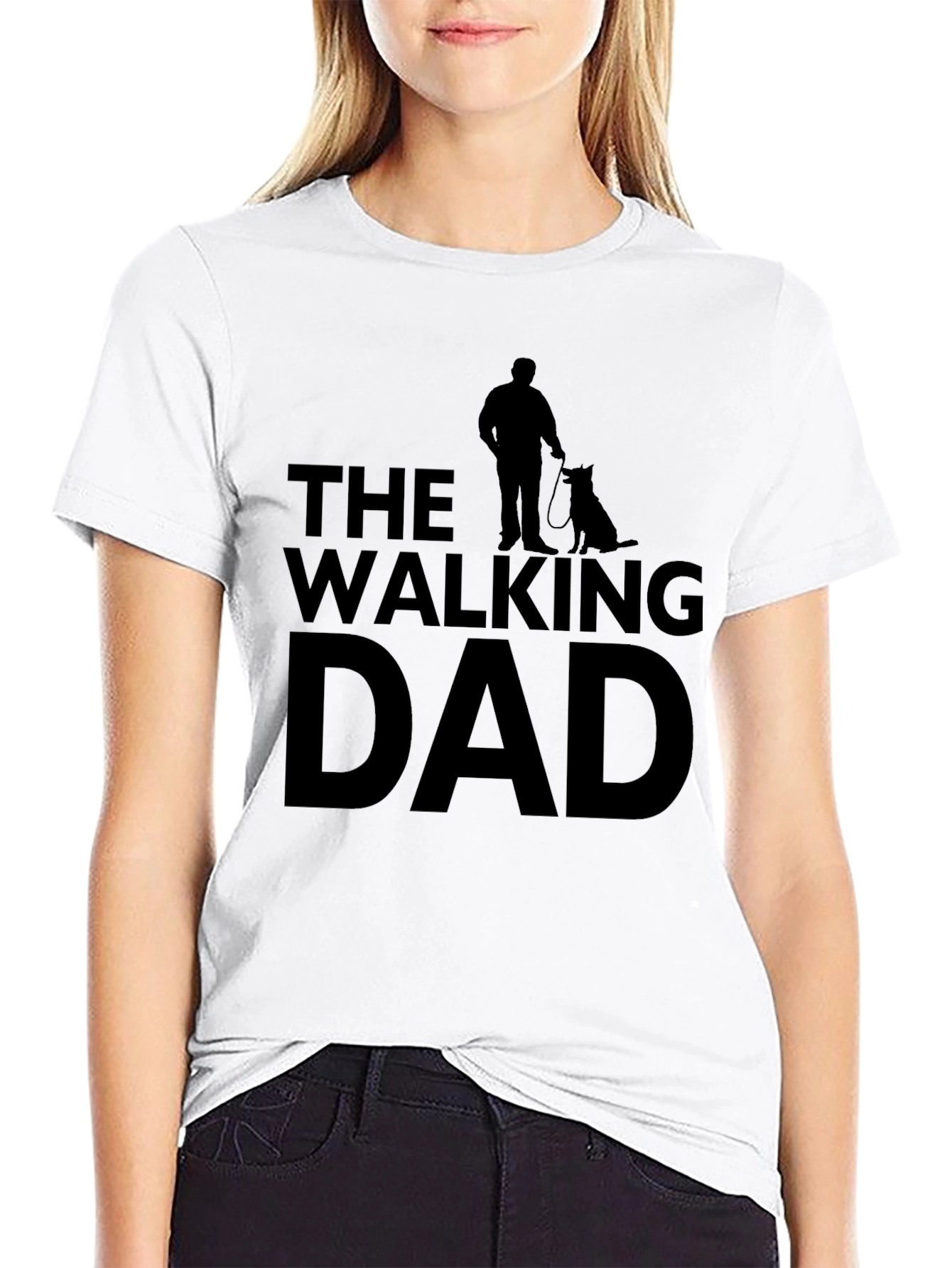 The Walking Dad - Black T-Shirt