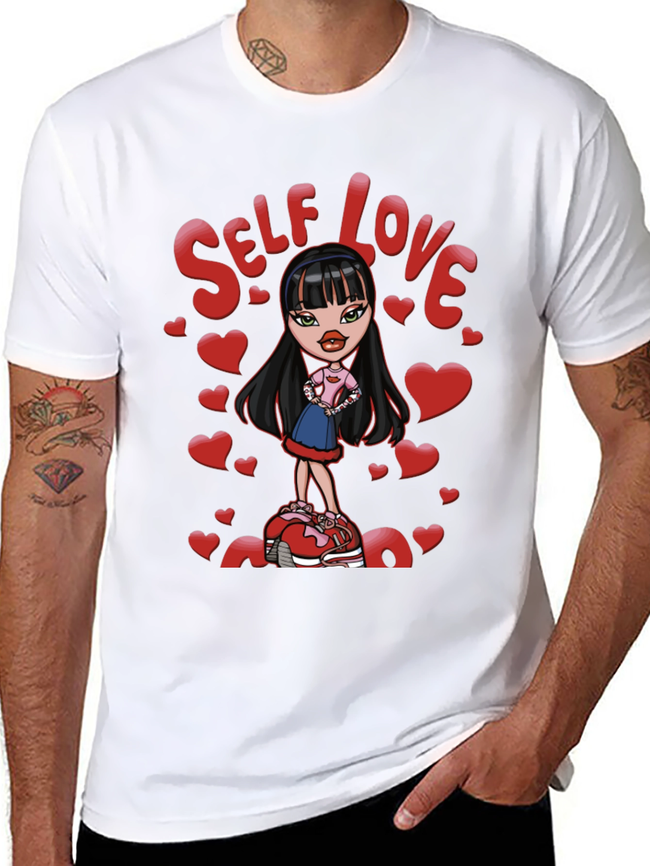 Self Love Bratz Doll Graphic T-Shirt