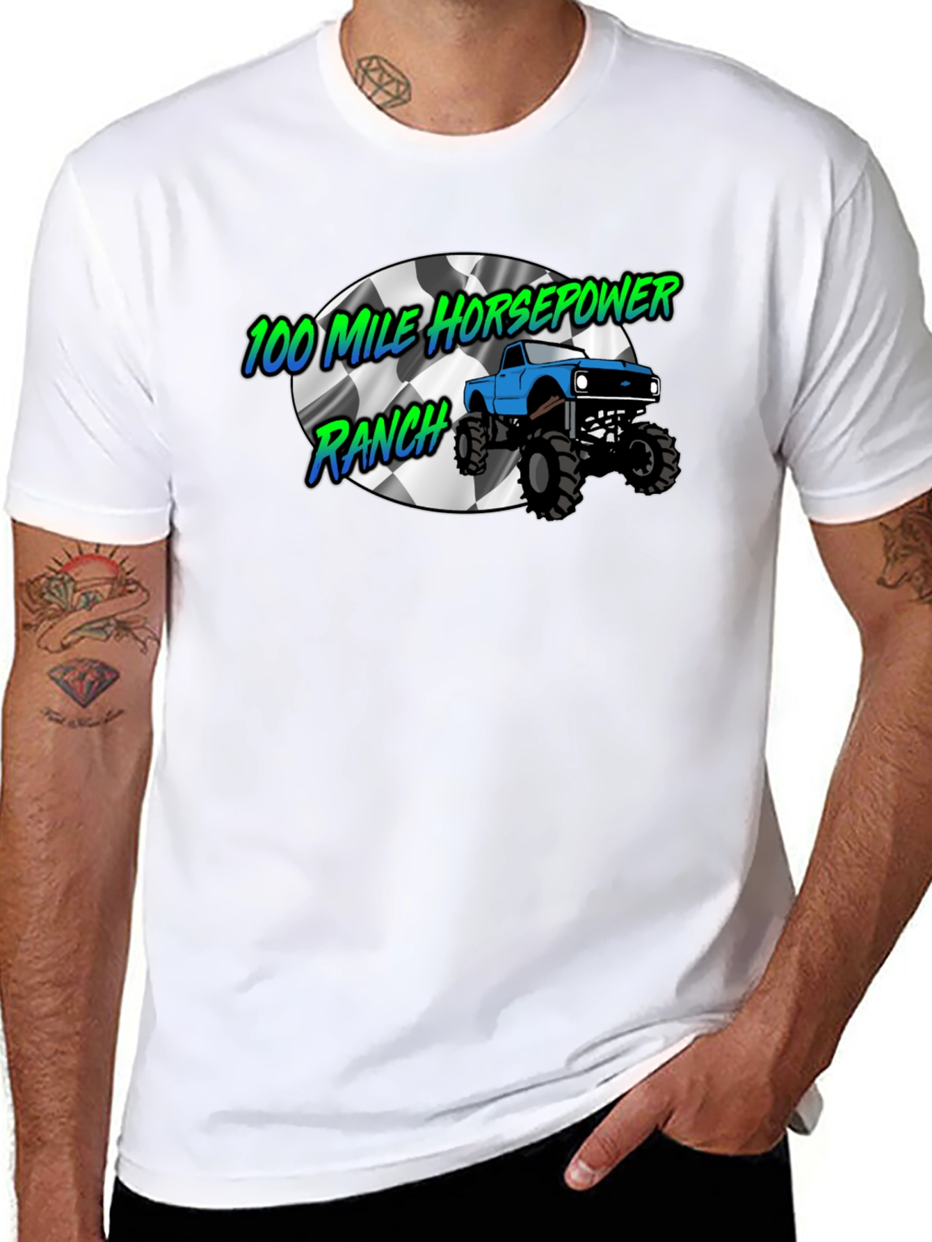 100 Mile Horsepower Ranch T-Shirt