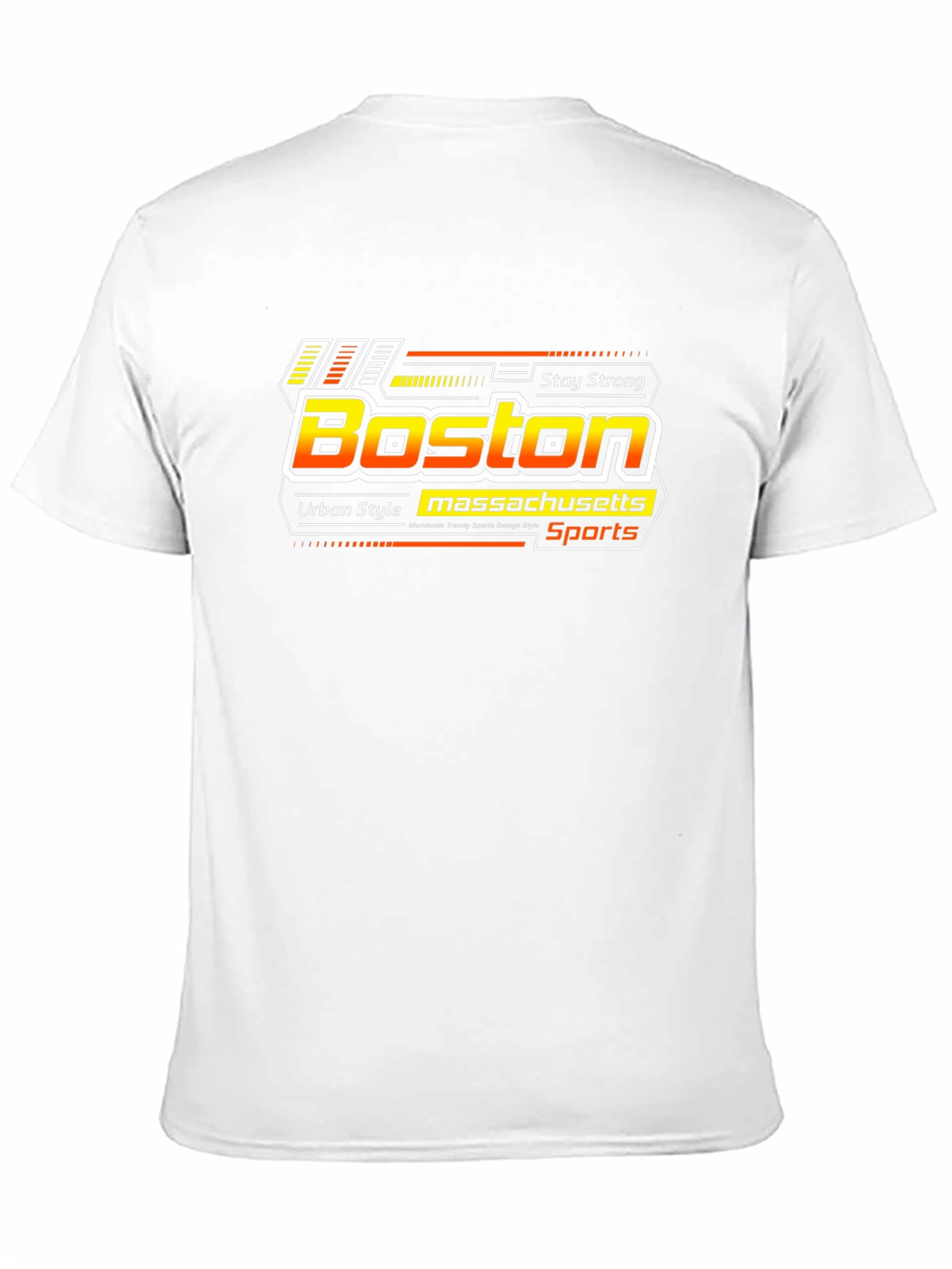 Boston Massachusetts Sports Black T-Shirt