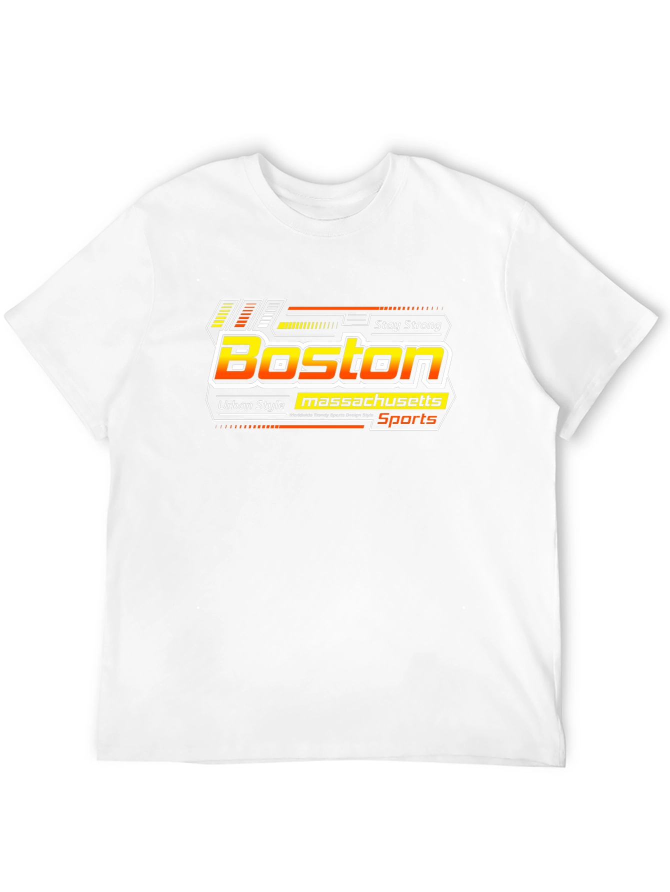 Boston Massachusetts Sports Black T-Shirt