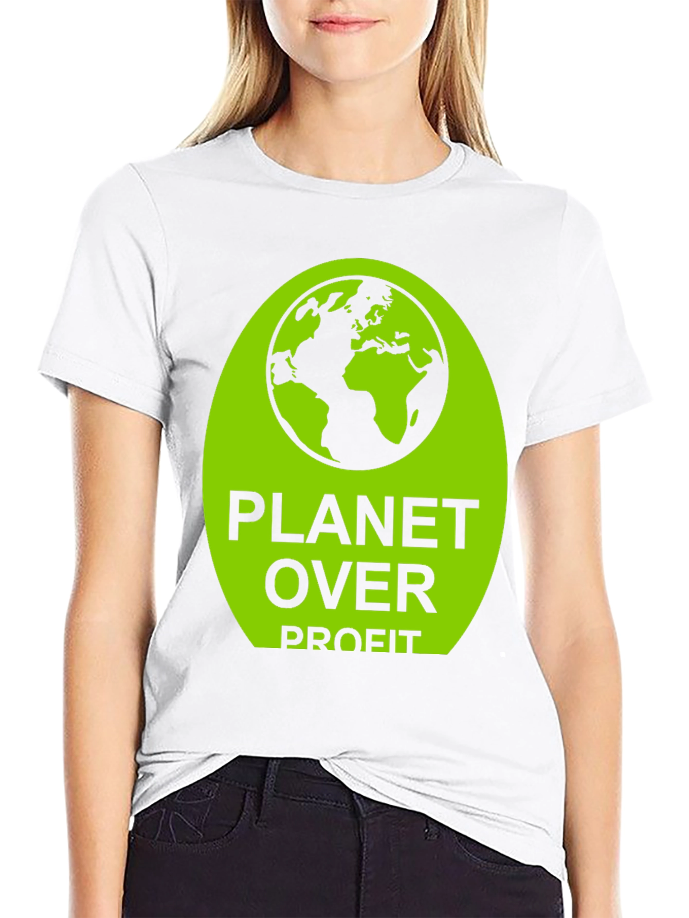 Planet Over Profit Graphic Tee - Eco-Friendly T-Shirt