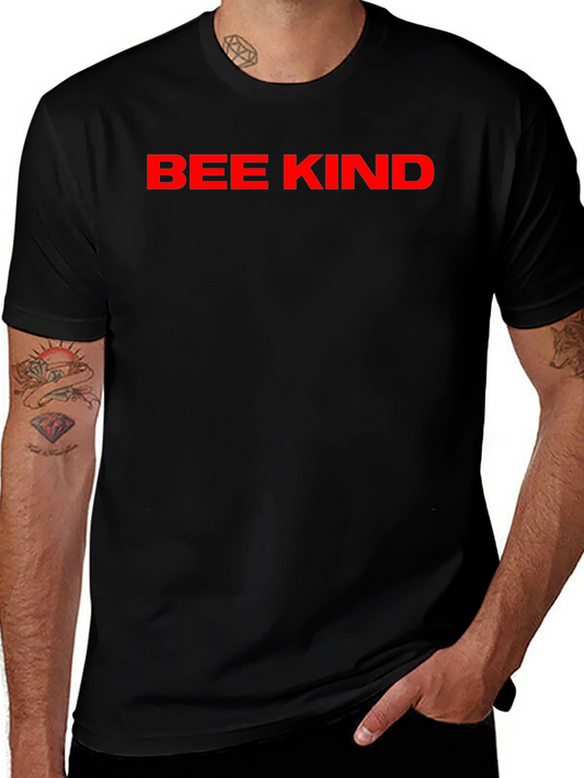 Bee Kind Black T-Shirt - Positive Message