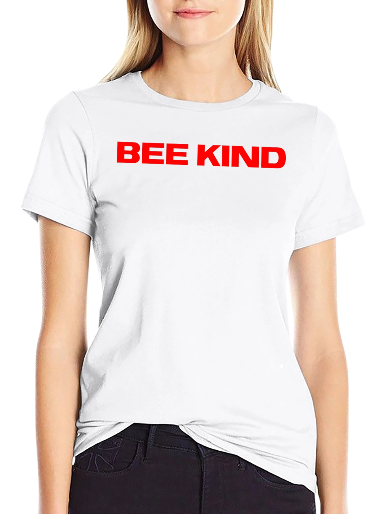 Bee Kind Black T-Shirt - Positive Message
