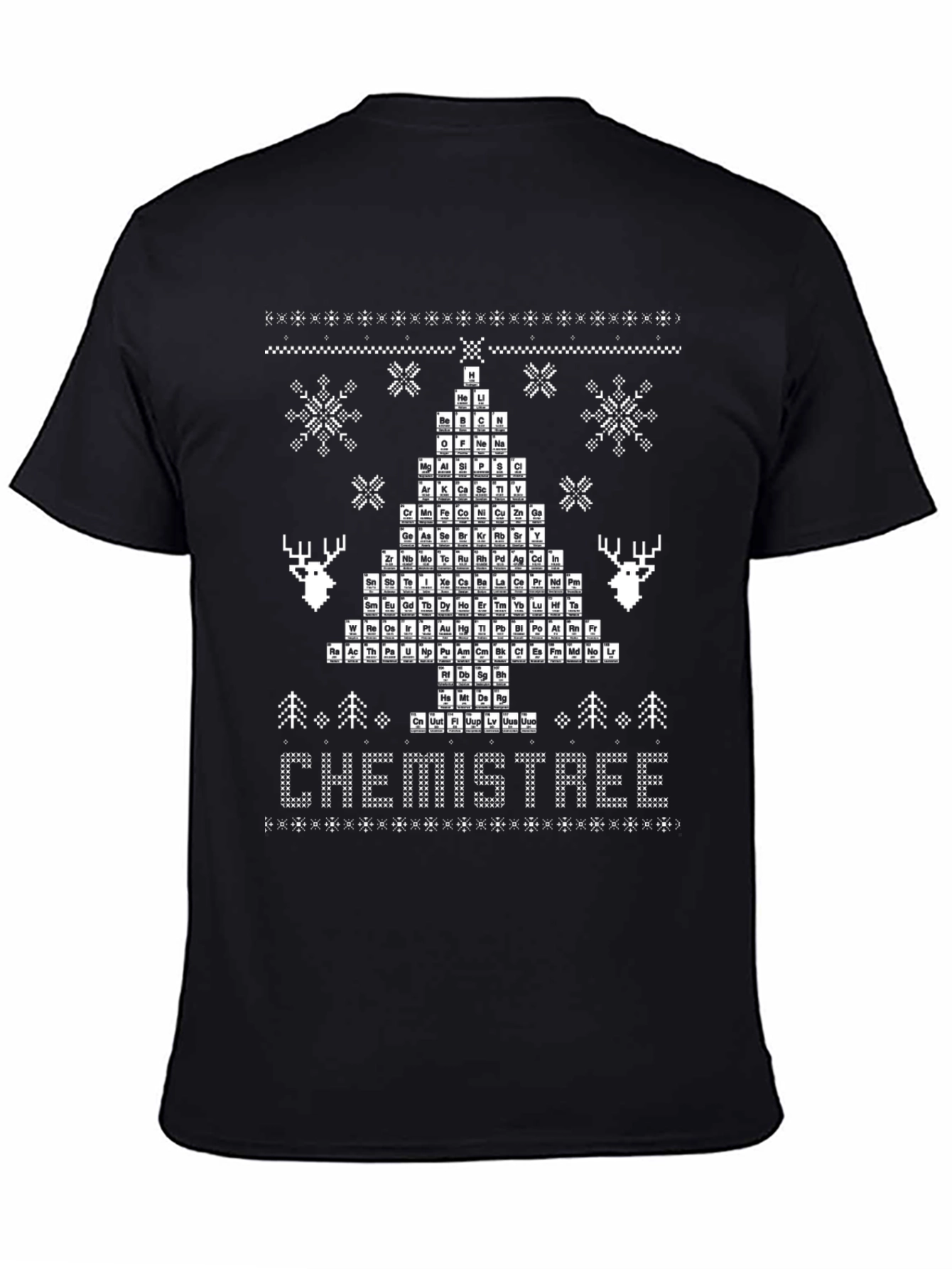 Chemistree Periodic Table Christmas T-Shirt