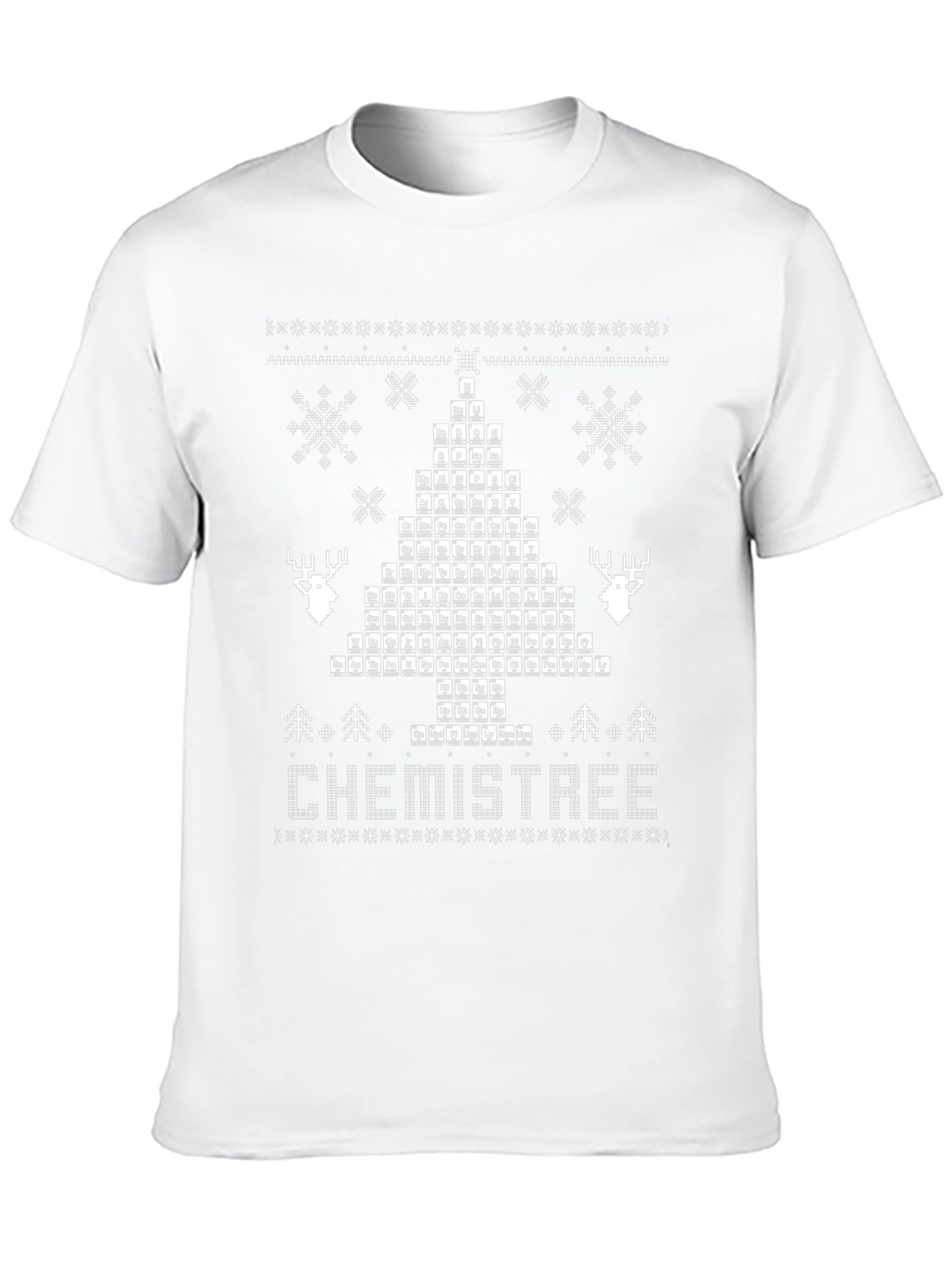 Chemistree Periodic Table Christmas T-Shirt