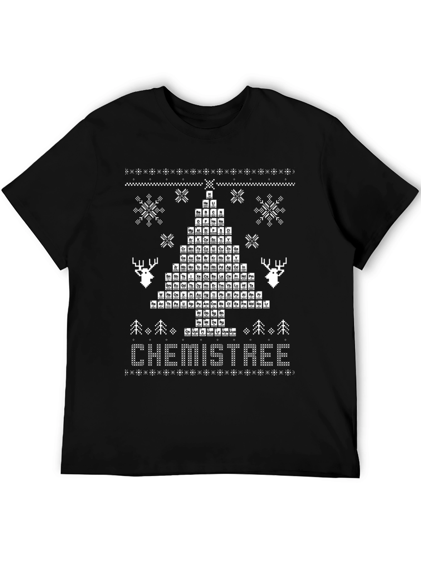 Chemistree Periodic Table Christmas T-Shirt
