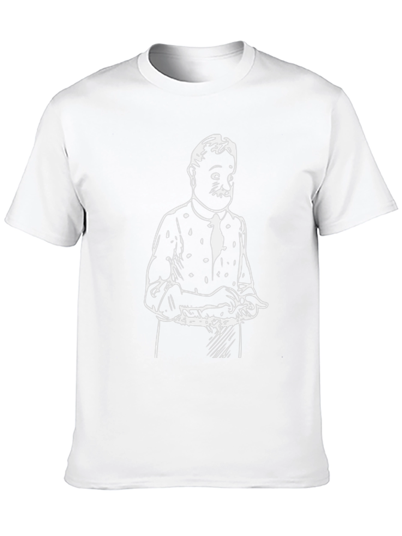 Retro Cartoon Black Graphic Tee