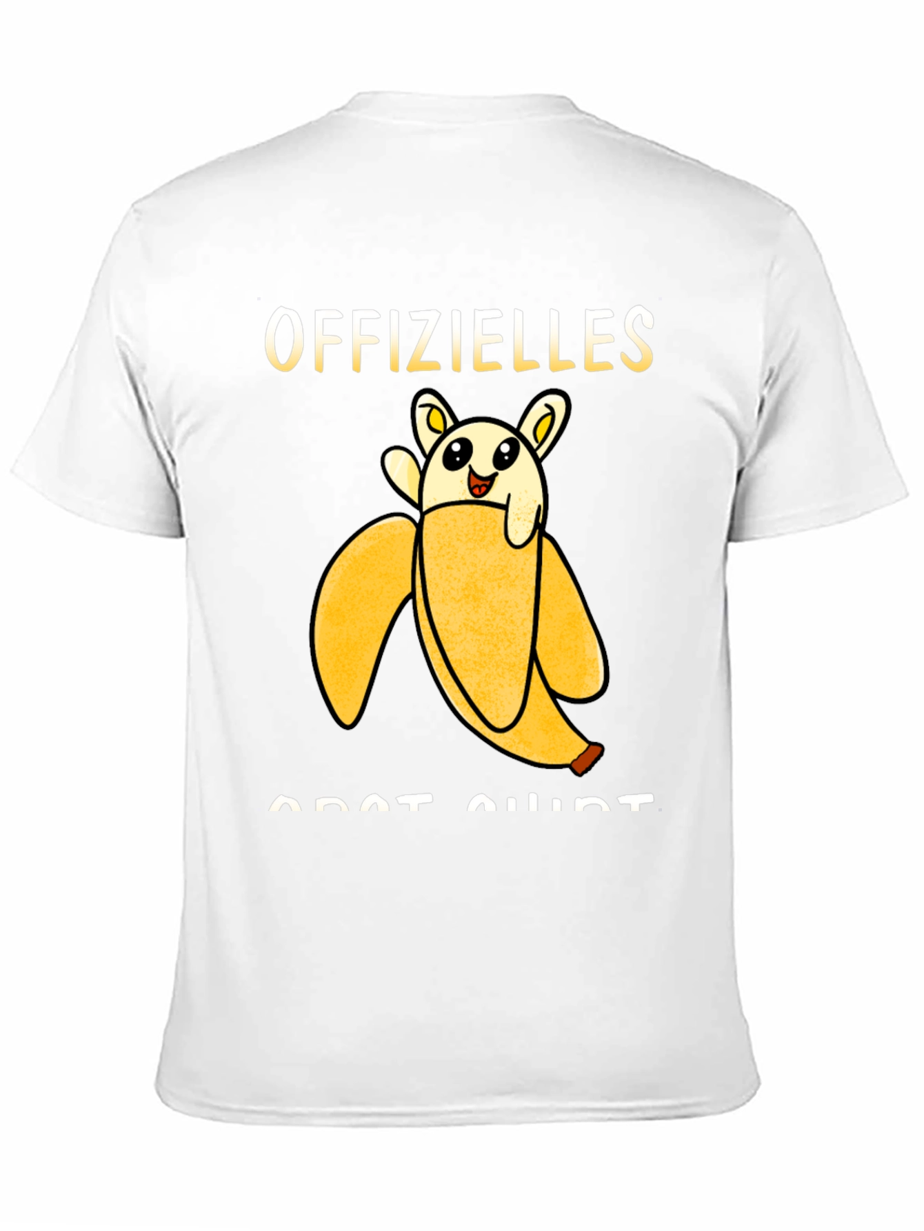 Offizielles Banana Cat Shirt - Black Graphic Tee