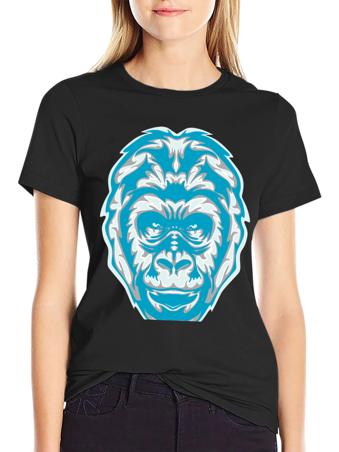 Cool Gorilla Graphic Tee - Mens Black T-Shirt