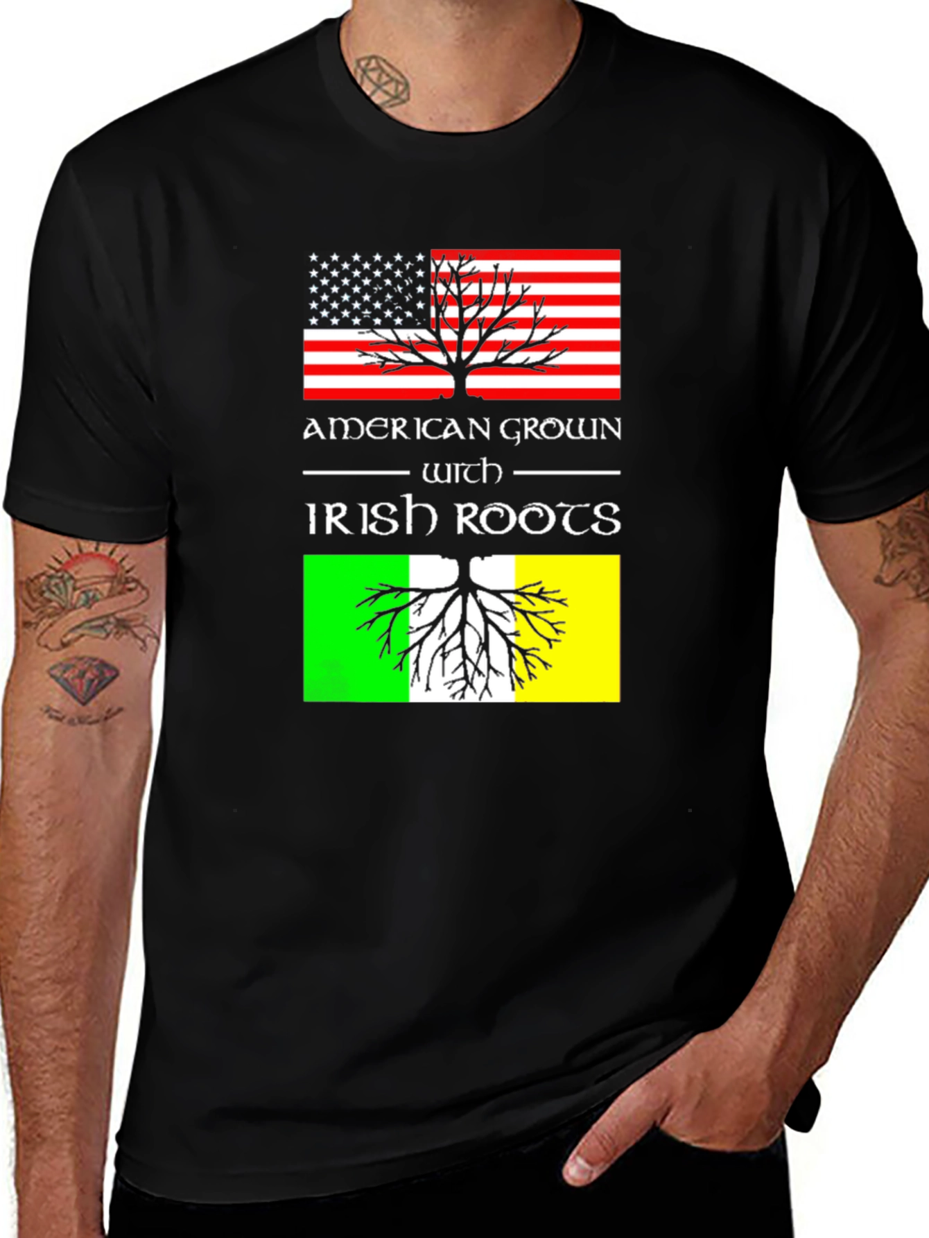 American Grown Irish Roots T-Shirt