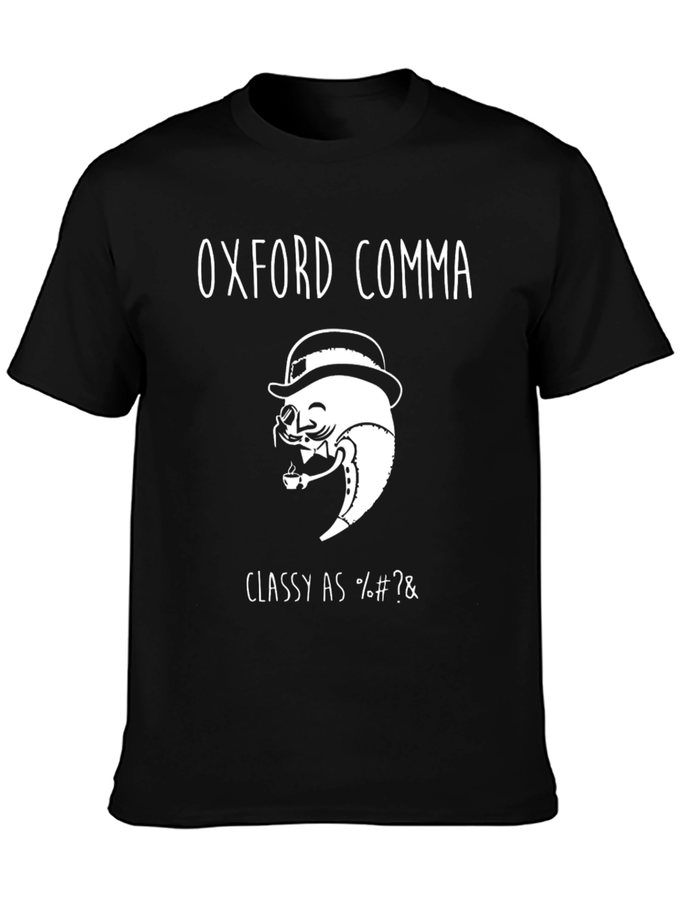 Oxford Comma T-Shirt - Classy Grammar Humor