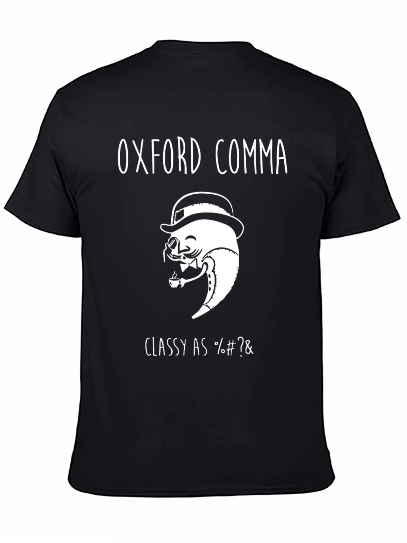 Oxford Comma T-Shirt - Classy Grammar Humor