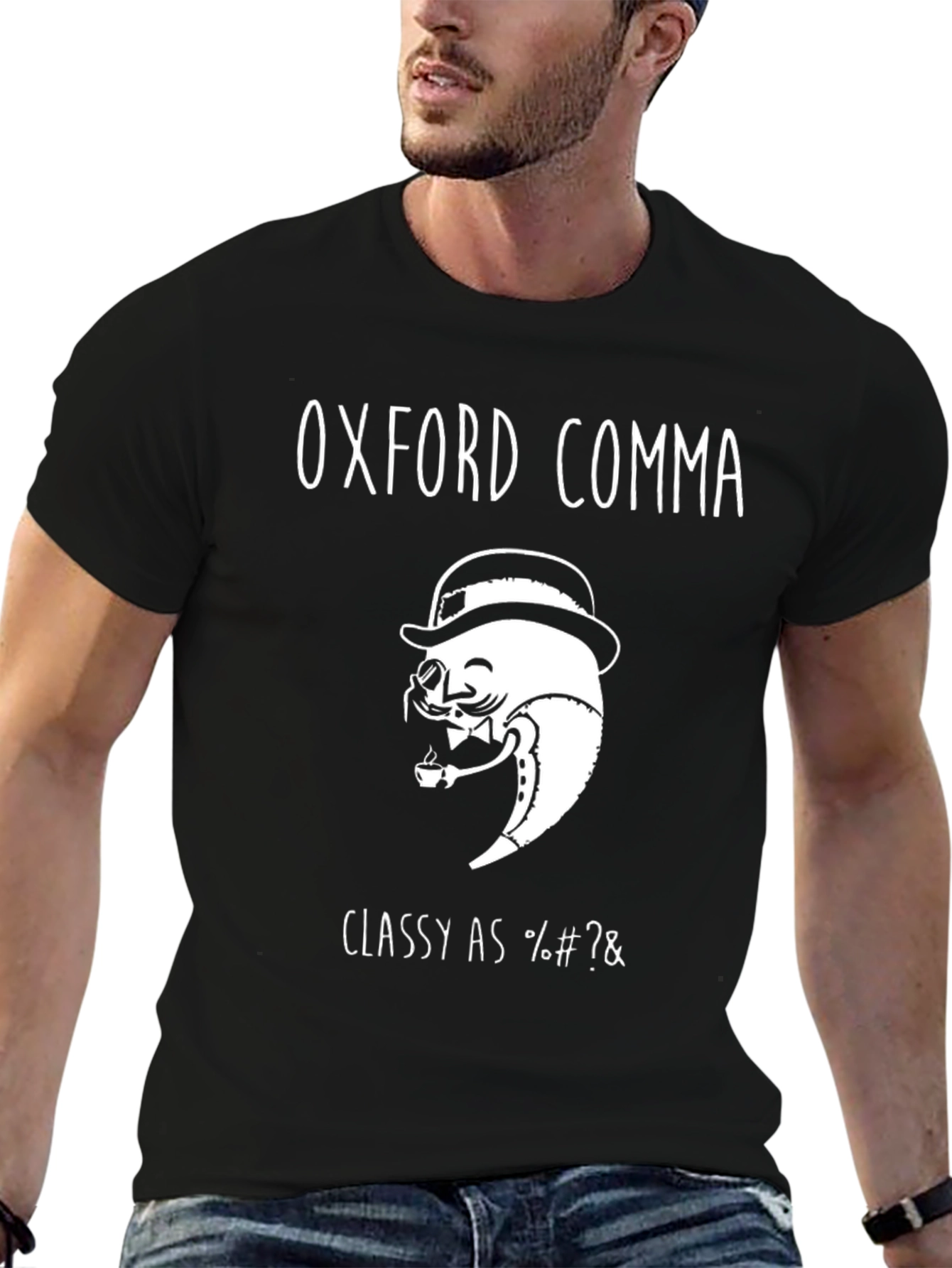 Oxford Comma T-Shirt - Classy Grammar Humor