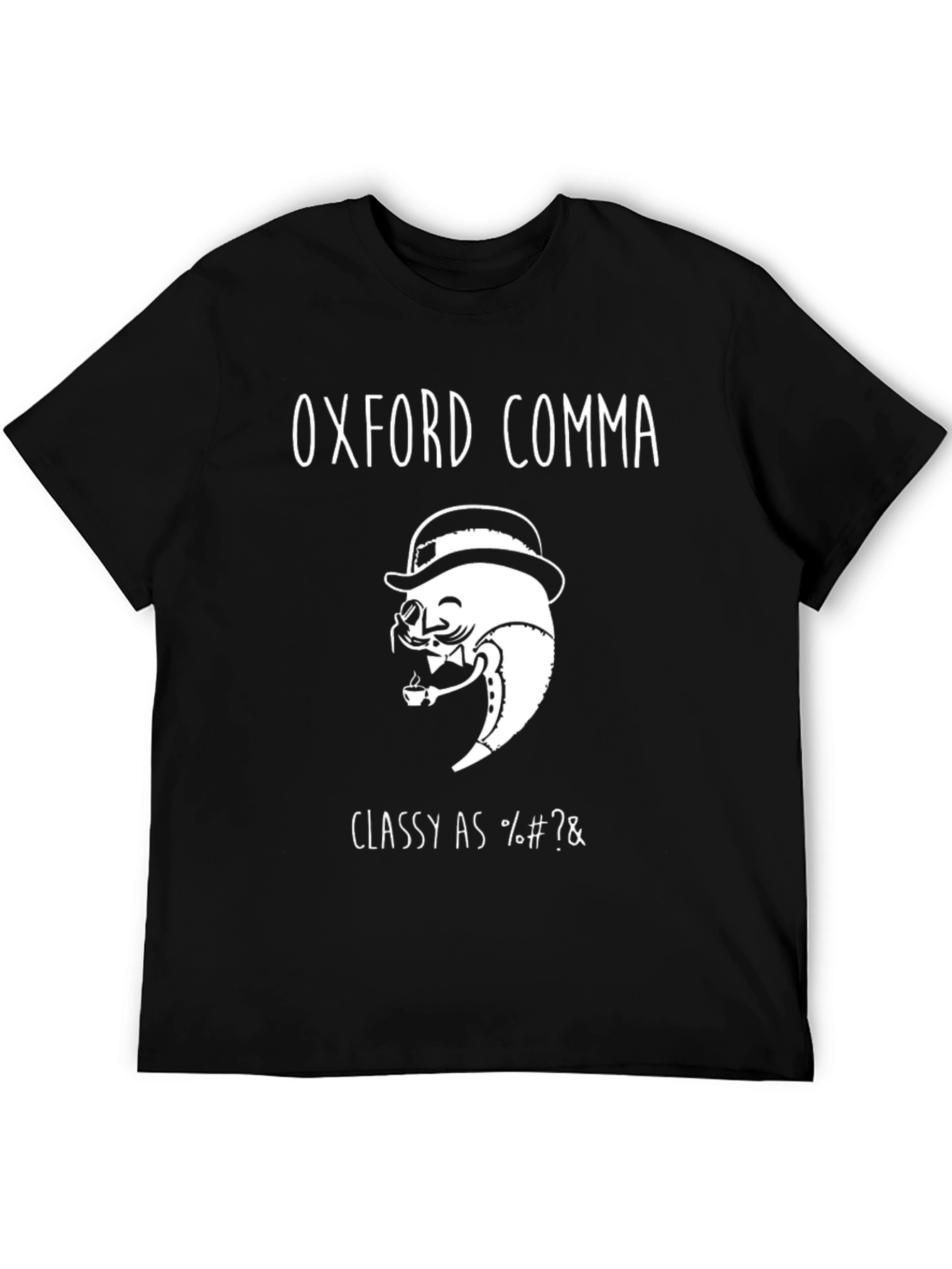Oxford Comma T-Shirt - Classy Grammar Humor