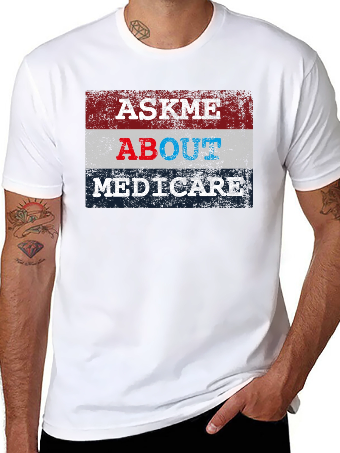 Ask Me About Medicare Graphic Tee Shirt