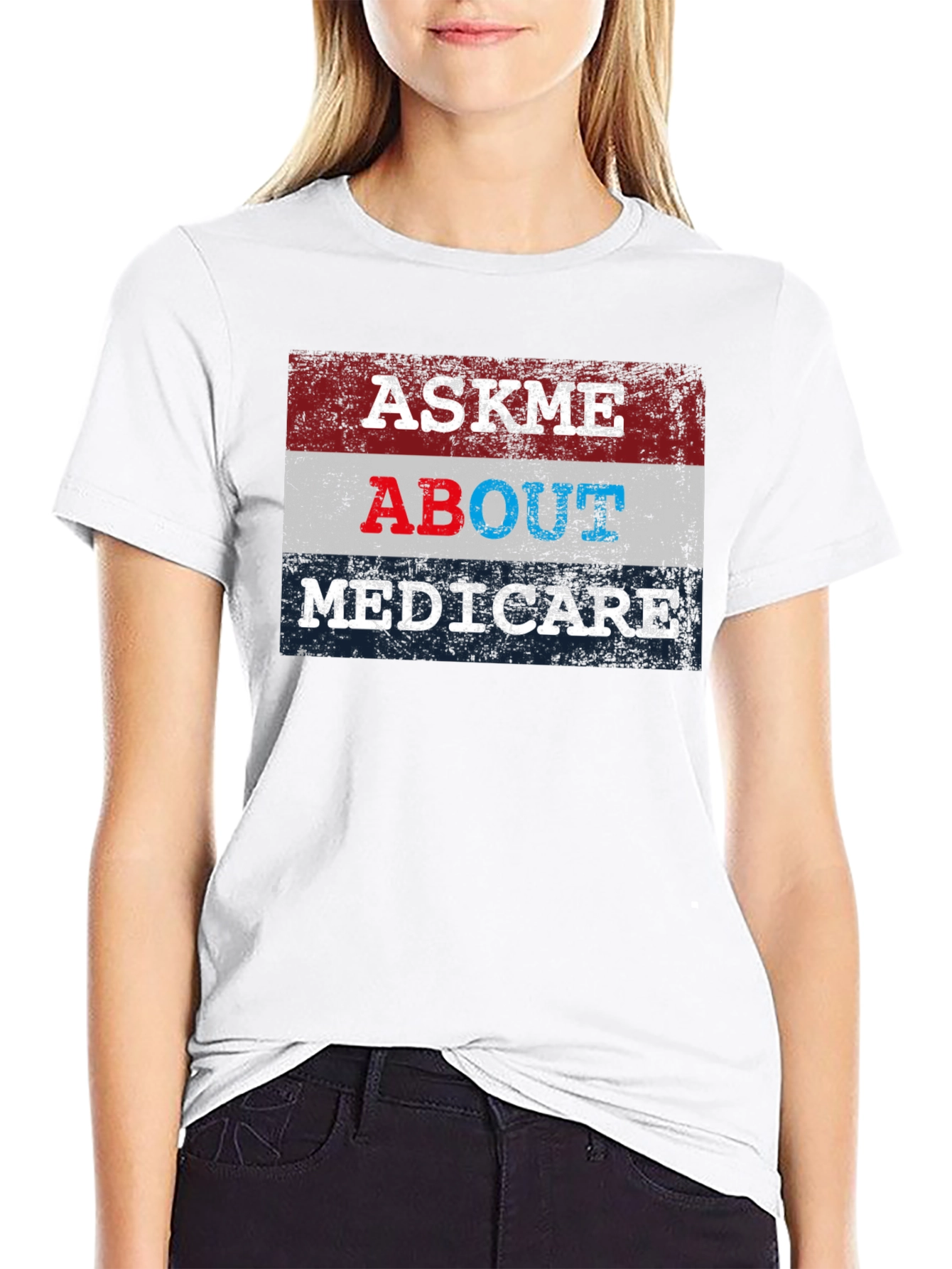 Ask Me About Medicare Graphic Tee Shirt