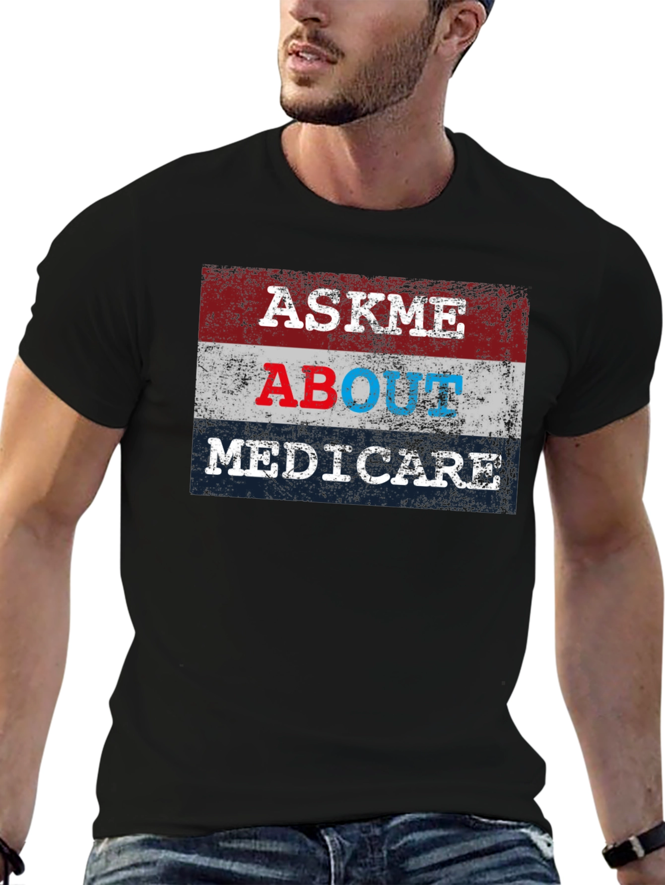 Ask Me About Medicare Graphic Tee Shirt