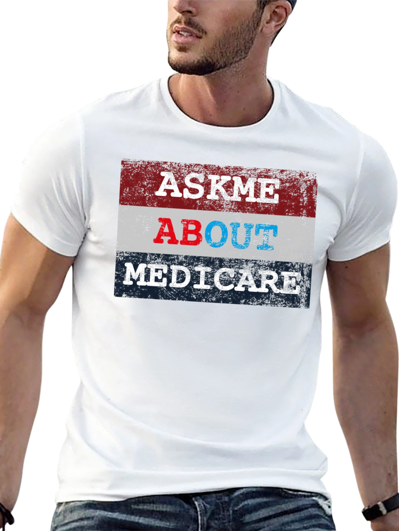 Ask Me About Medicare Graphic Tee Shirt