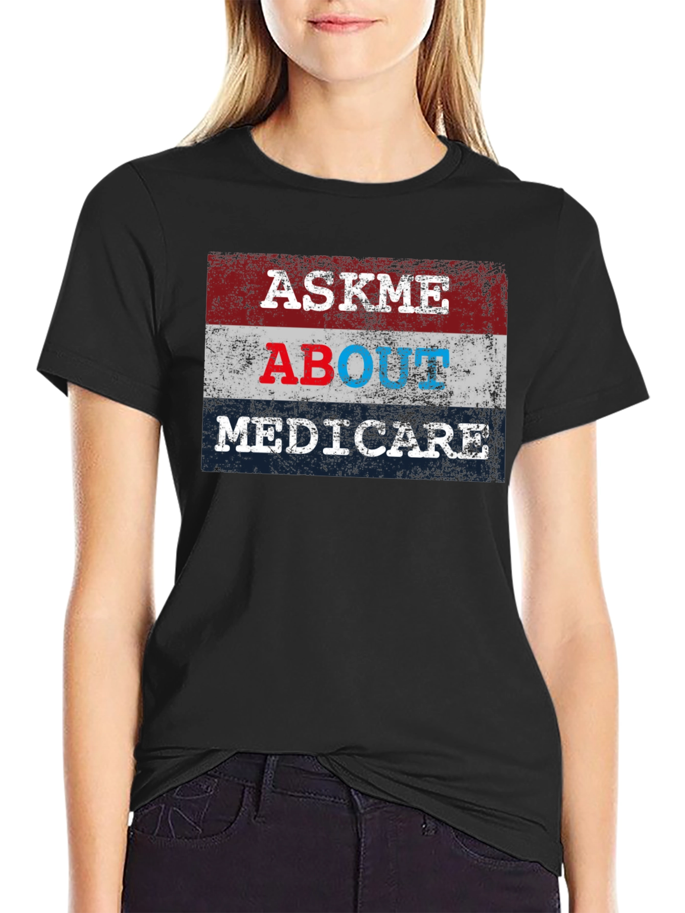 Ask Me About Medicare Graphic Tee Shirt