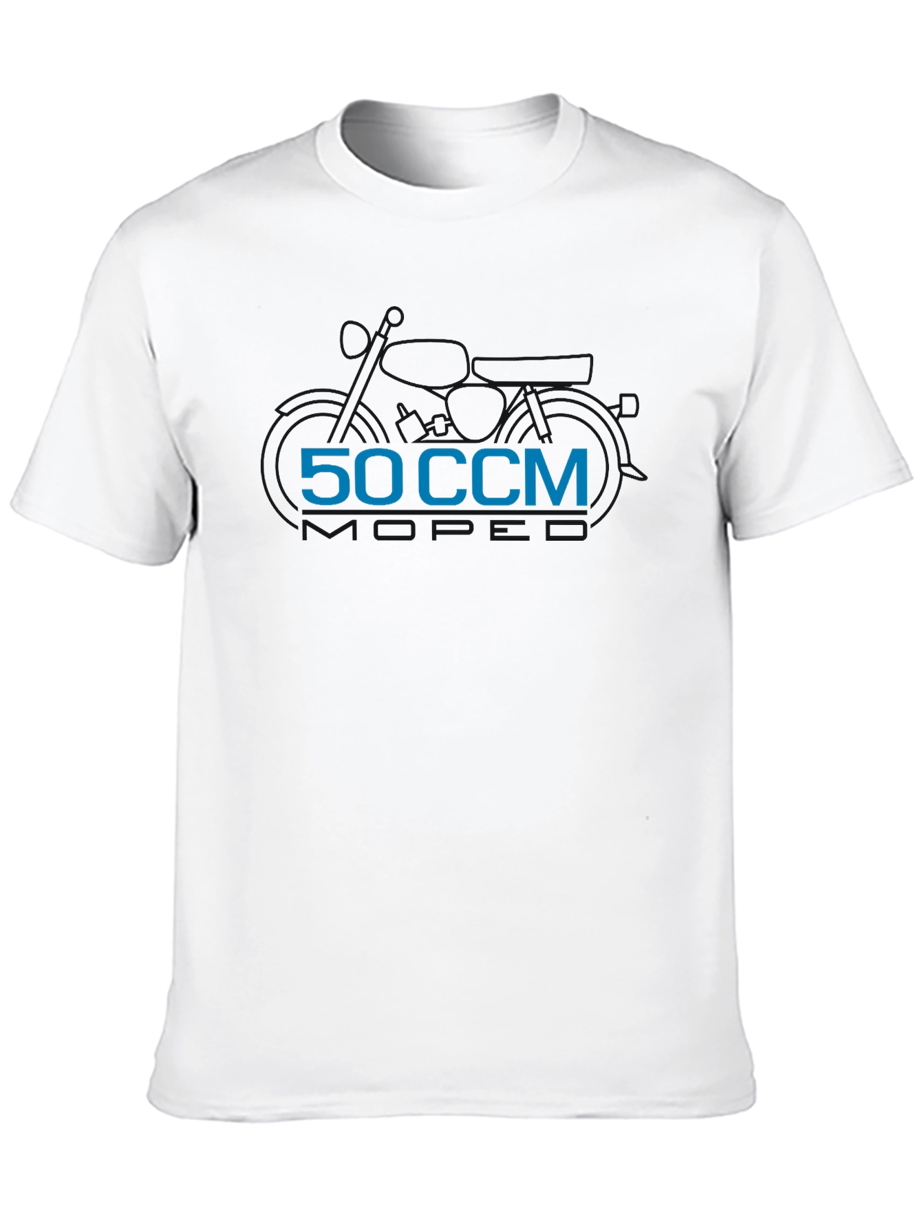 50 CCM Motorcycle T-Shirt - Black