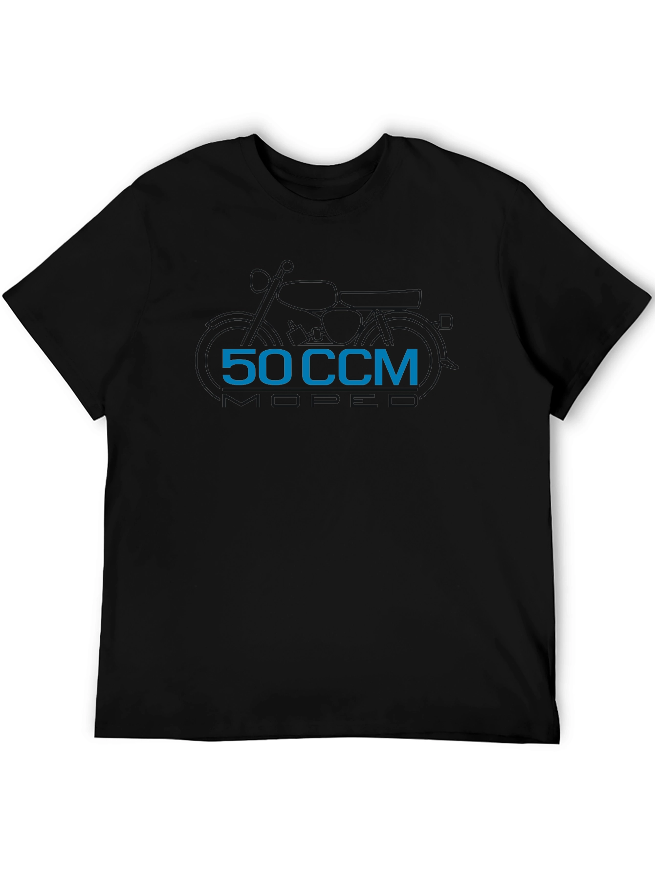 50 CCM Motorcycle T-Shirt - Black