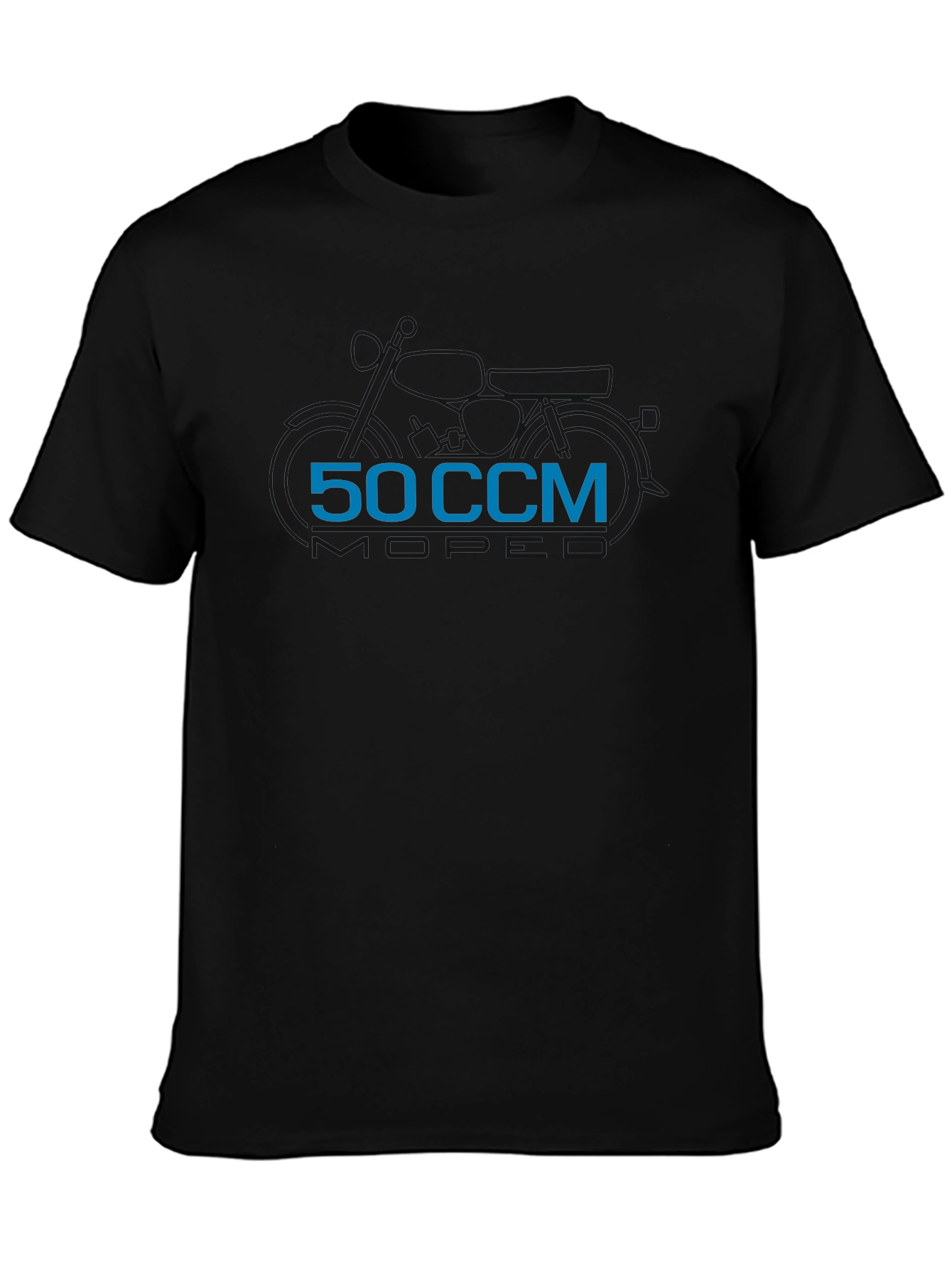 50 CCM Motorcycle T-Shirt - Black