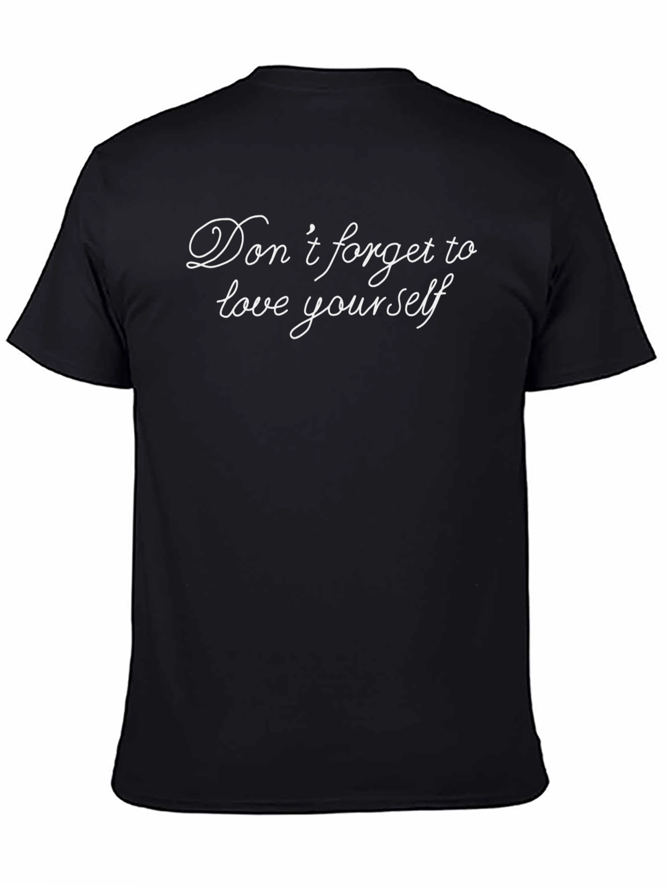 Love Yourself Graphic Tee - Black Unisex T-Shirt
