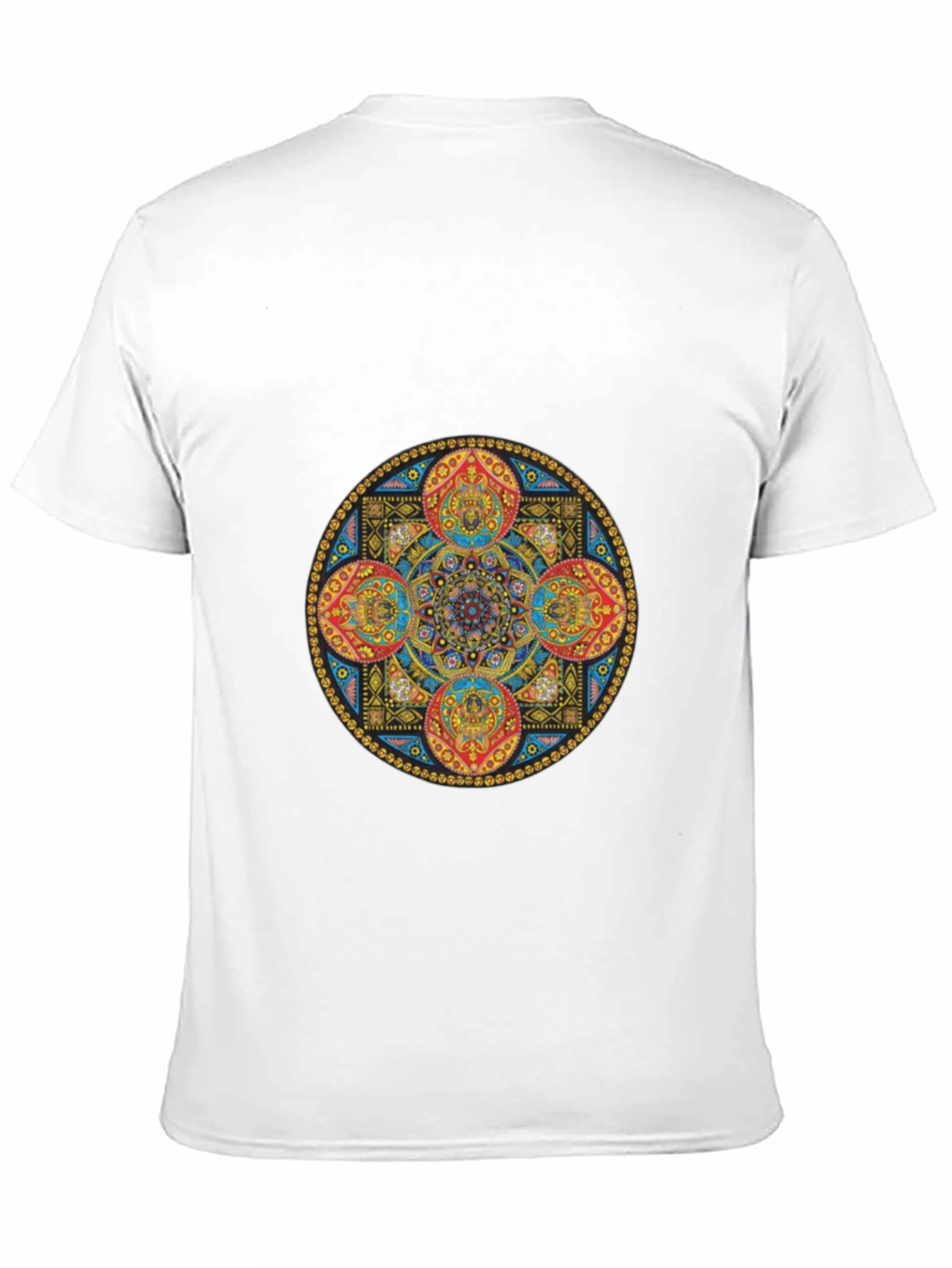 Mandala Art Graphic Black T-Shirt