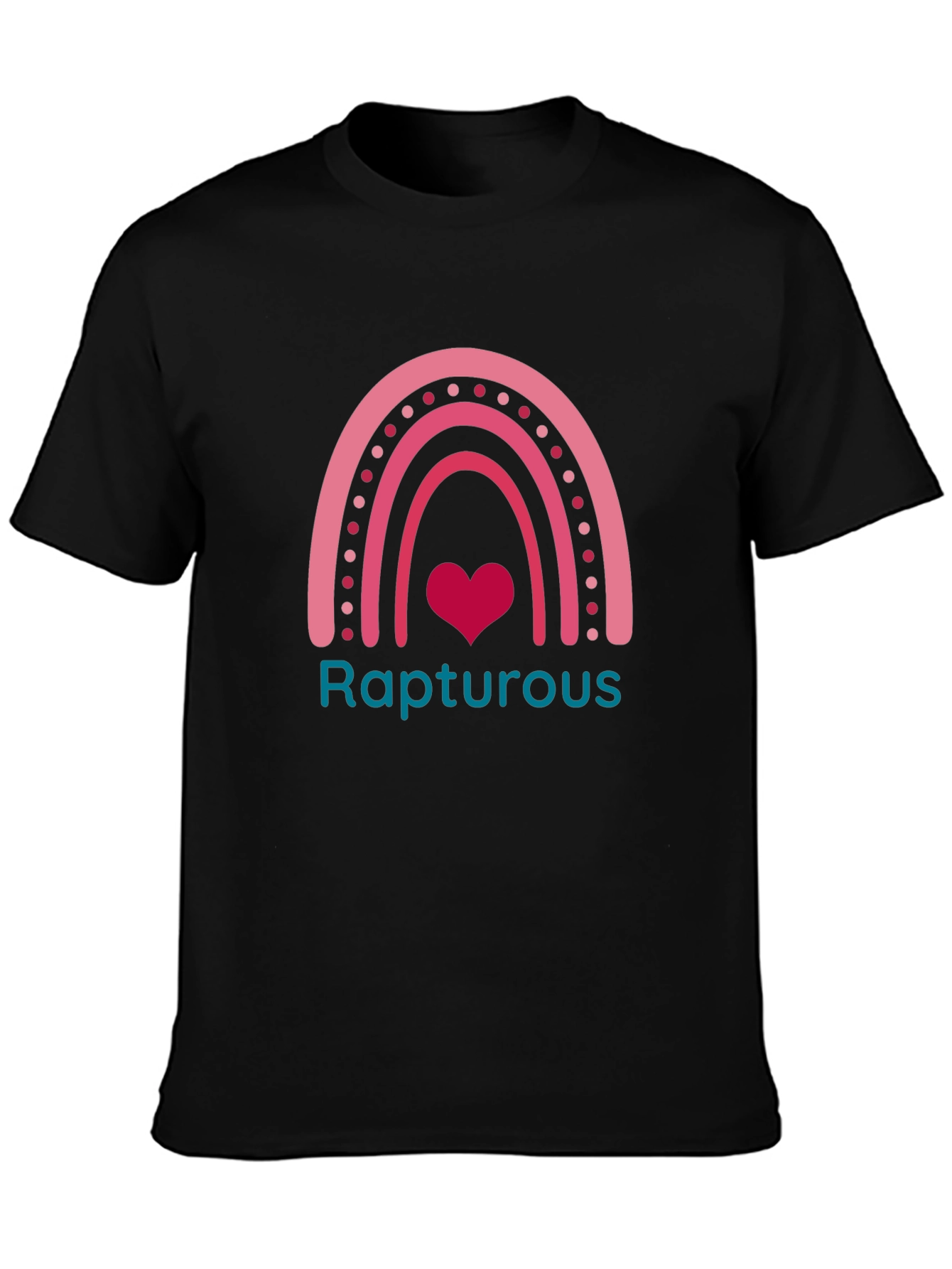 Rapturous Rainbow Heart Graphic Tee