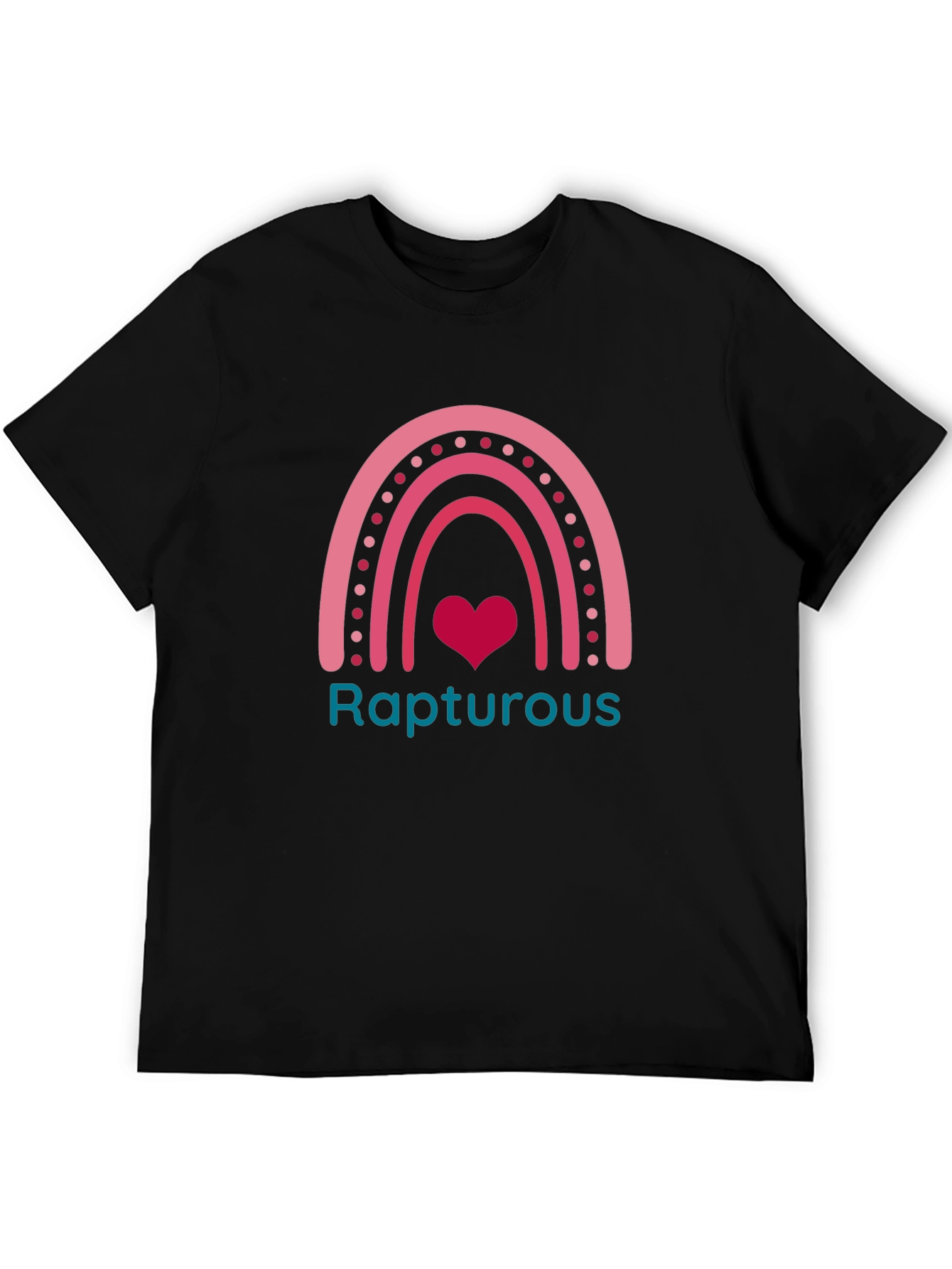 Rapturous Rainbow Heart Graphic Tee