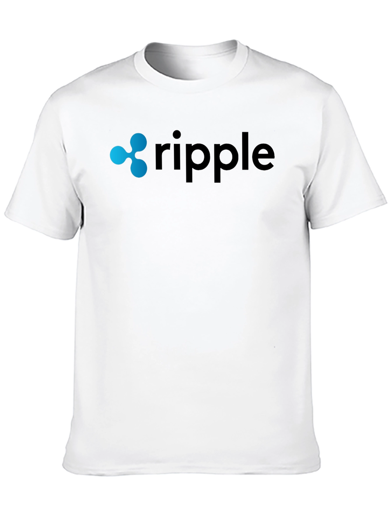 Ripple Crypto Black T-Shirt for Men