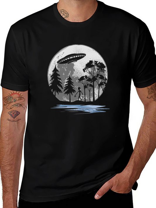 UFO Abduction T-Shirt - Sci-Fi Alien Tee