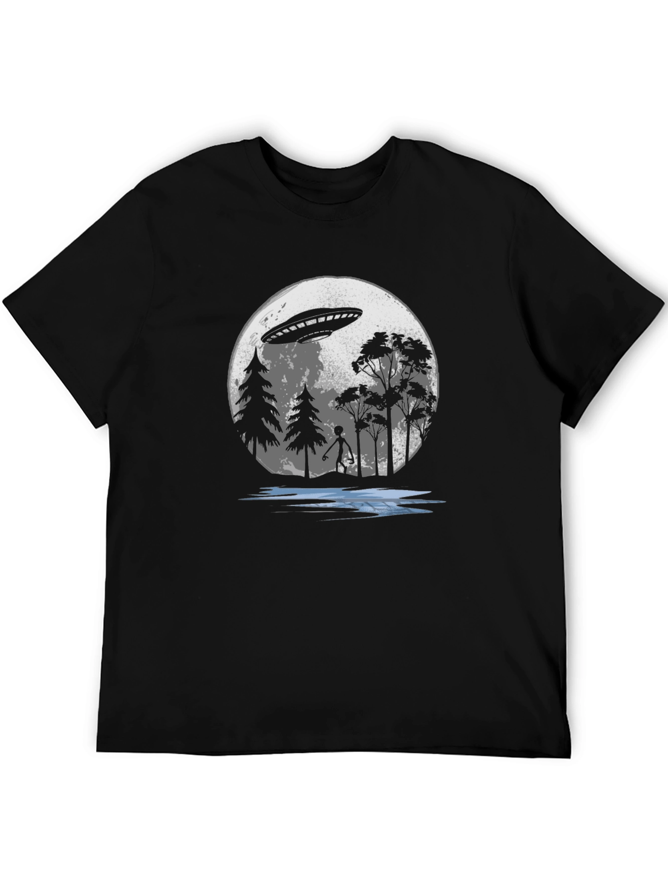 UFO Abduction T-Shirt - Sci-Fi Alien Tee