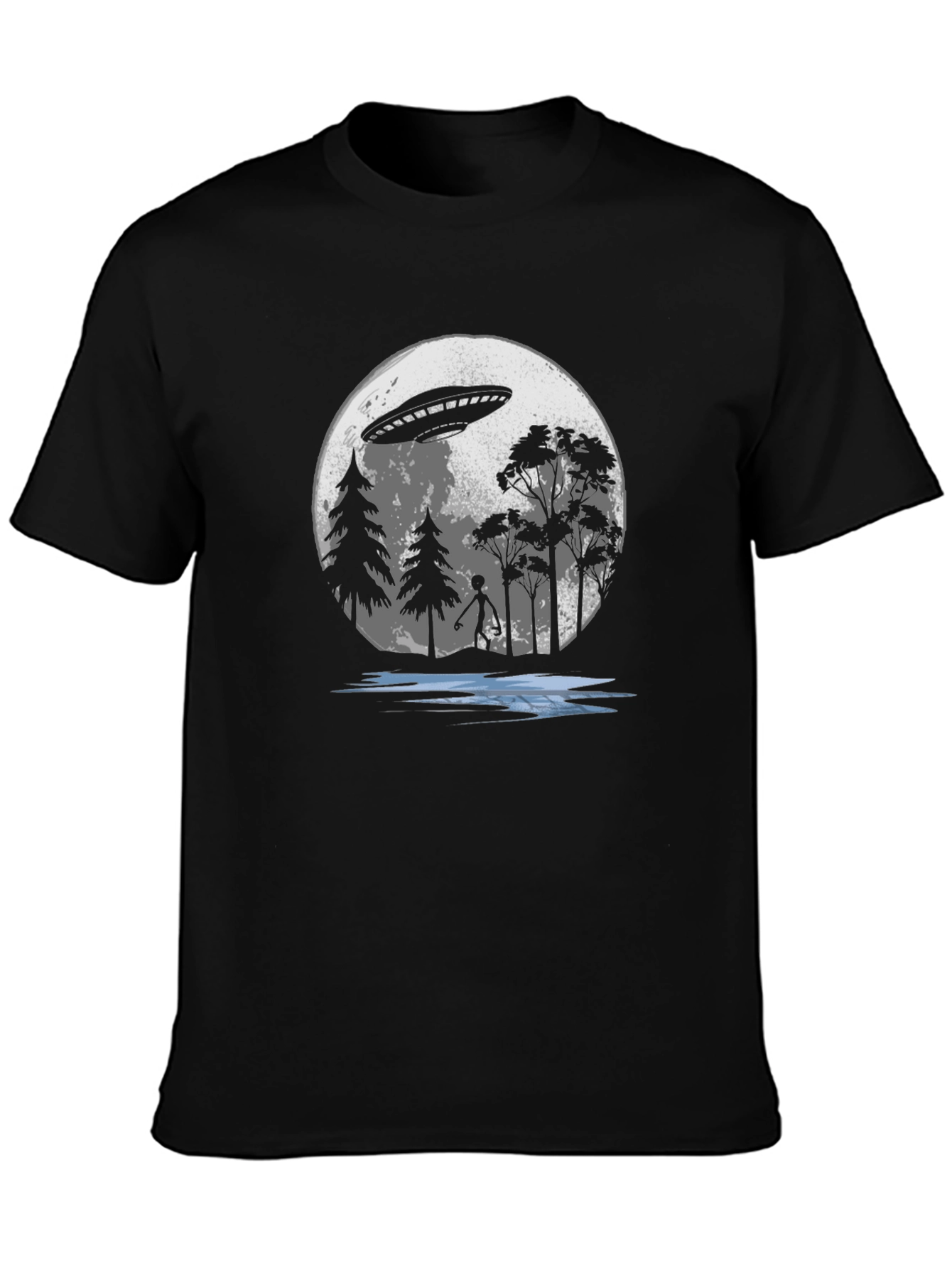 UFO Abduction T-Shirt - Sci-Fi Alien Tee