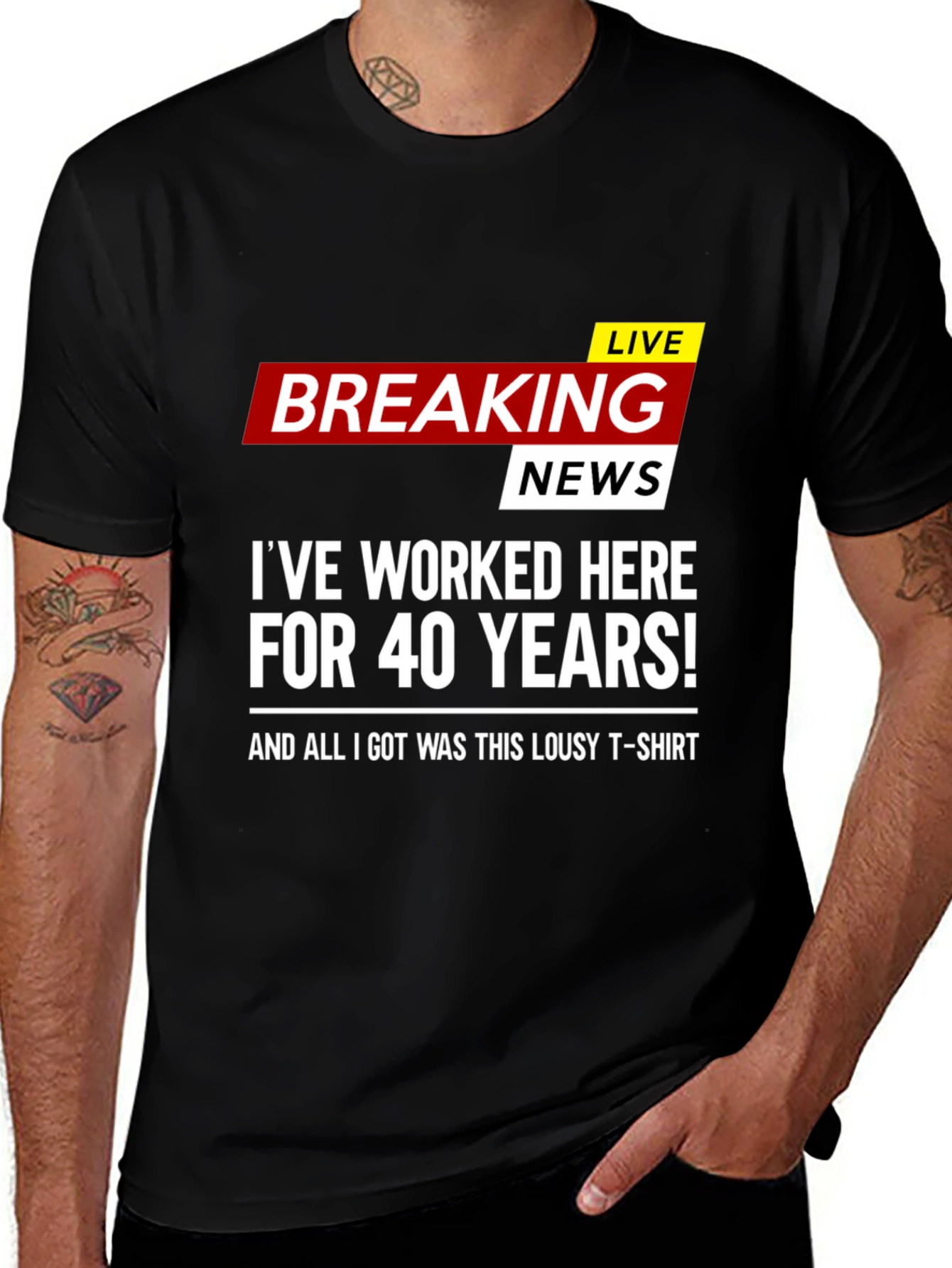 Funny 40 Years Work Anniversary T-Shirt