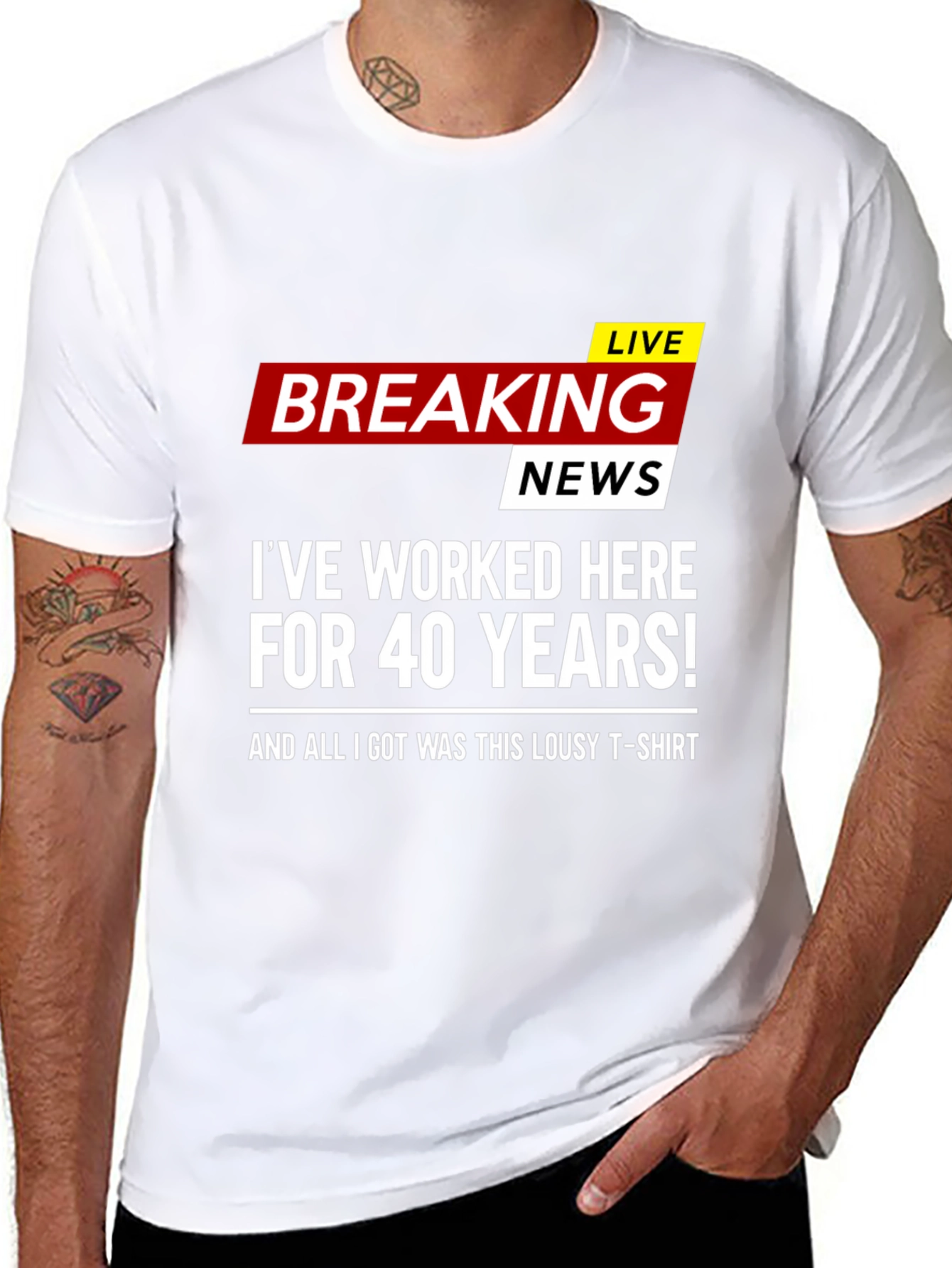 Funny 40 Years Work Anniversary T-Shirt