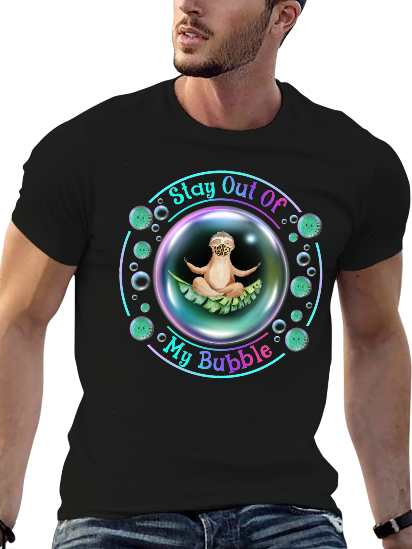 Stay Out Of My Bubble Graphic Tee