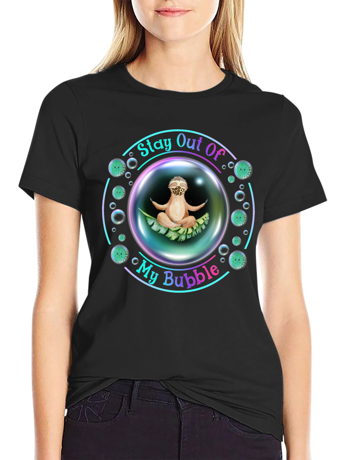 Stay Out Of My Bubble Graphic Tee