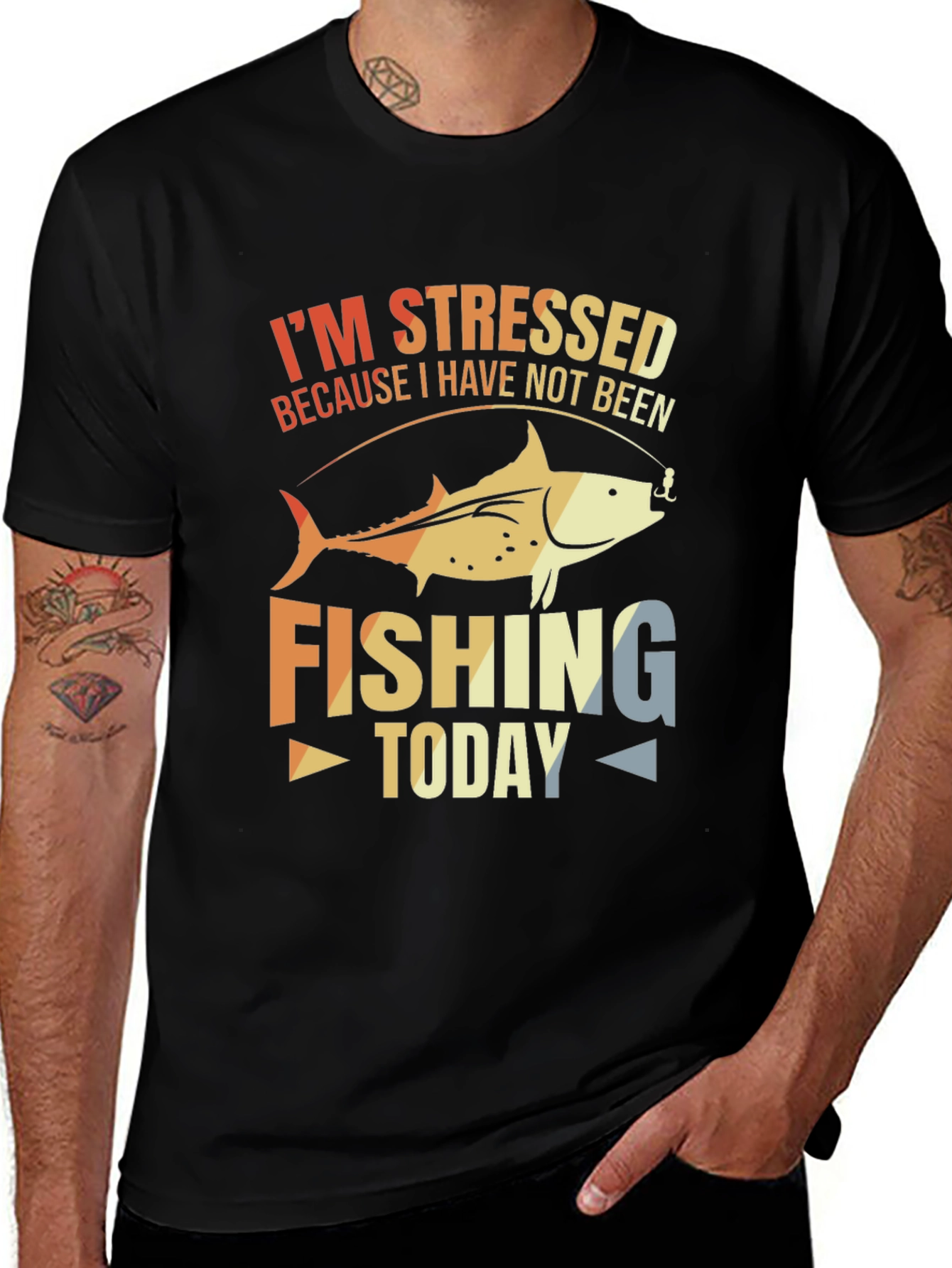 Stressed About Fishing T-Shirt