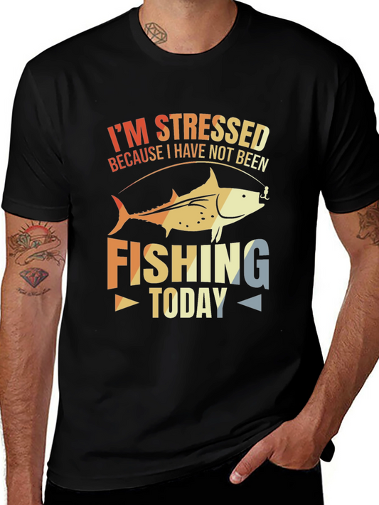 Stressed About Fishing T-Shirt