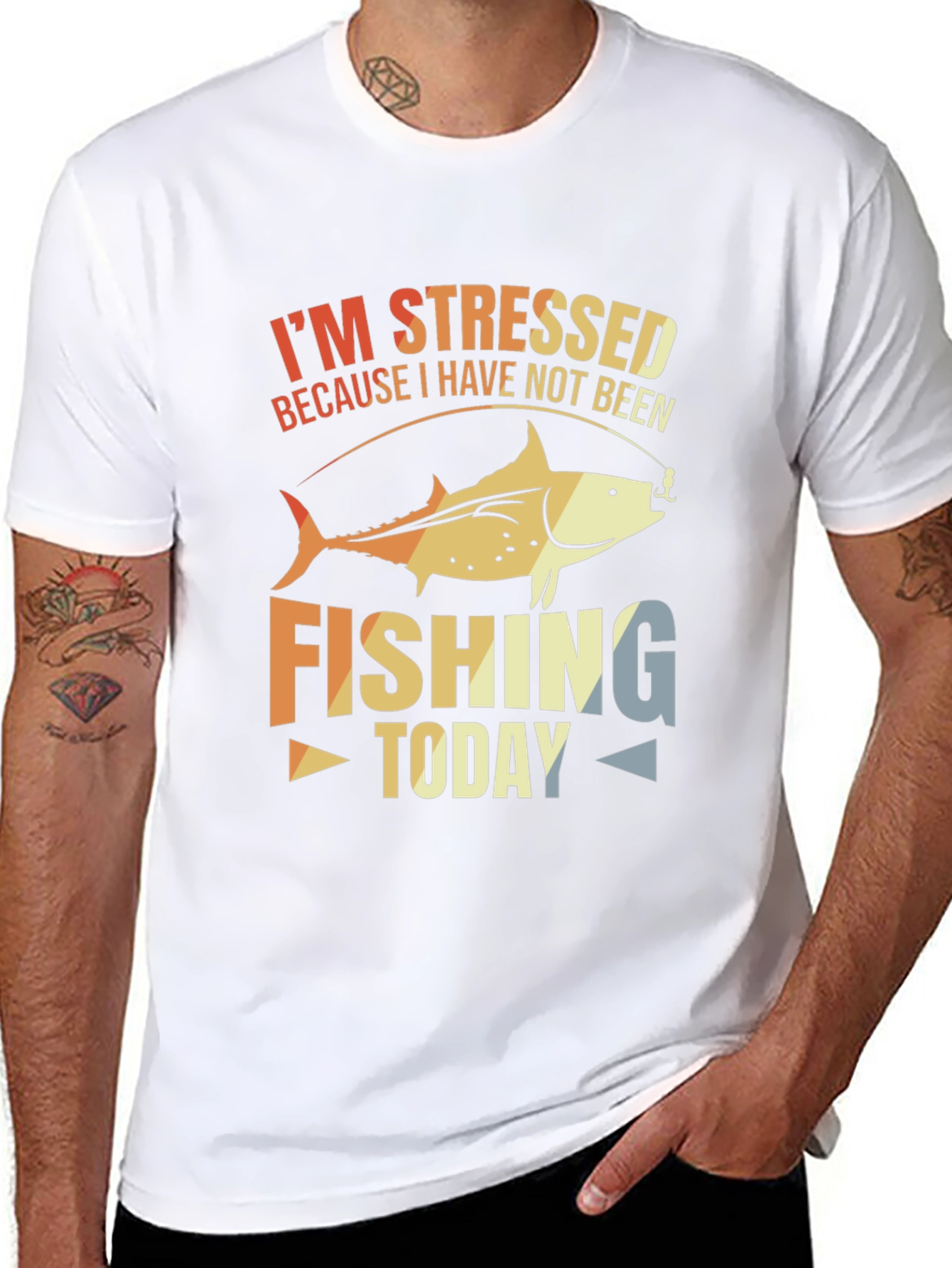 Stressed About Fishing T-Shirt