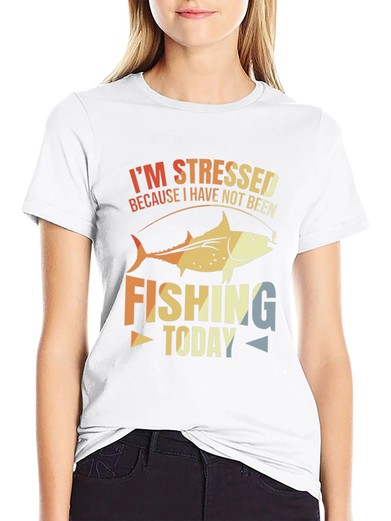Stressed About Fishing T-Shirt