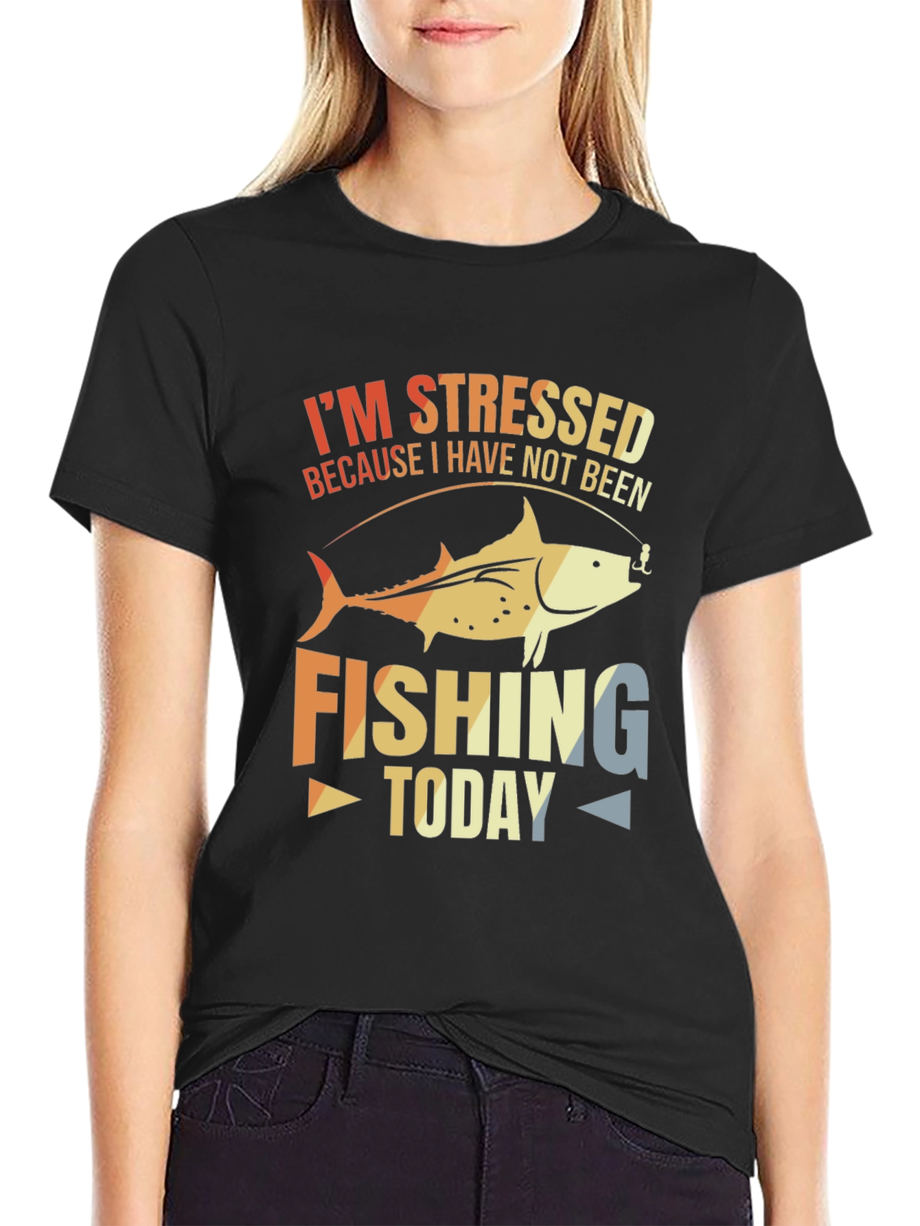 Stressed About Fishing T-Shirt