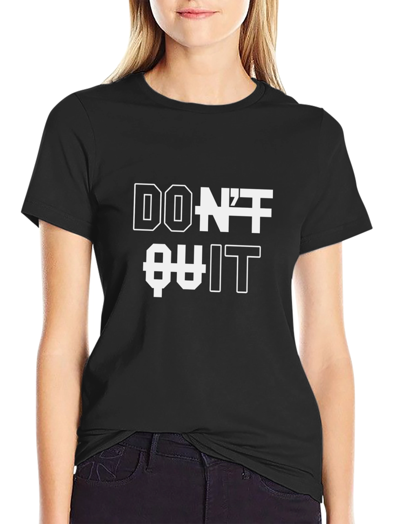 Motivational Graphic Tee - Dont Quit Do It