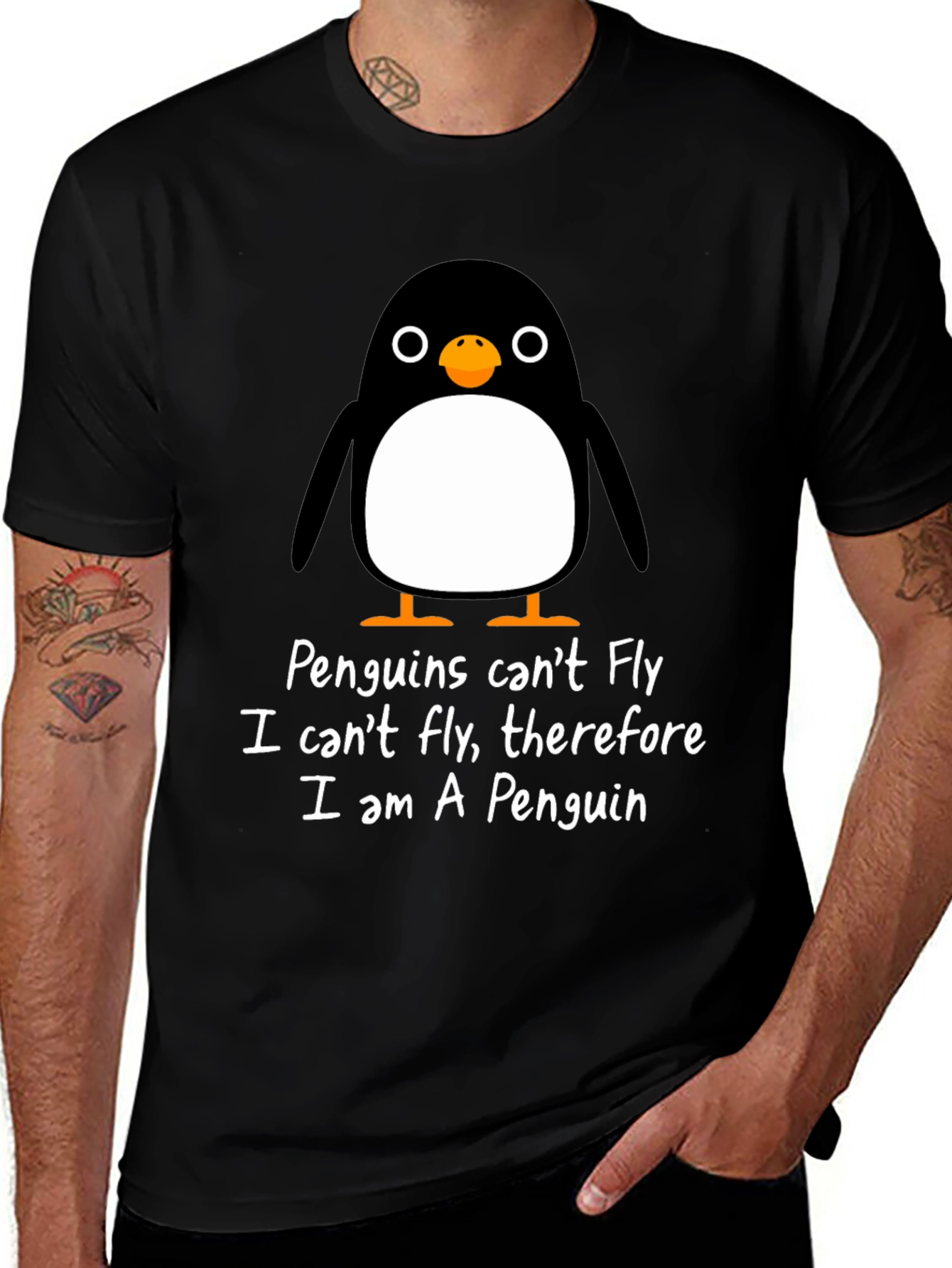 Penguin Logic Funny T-Shirt