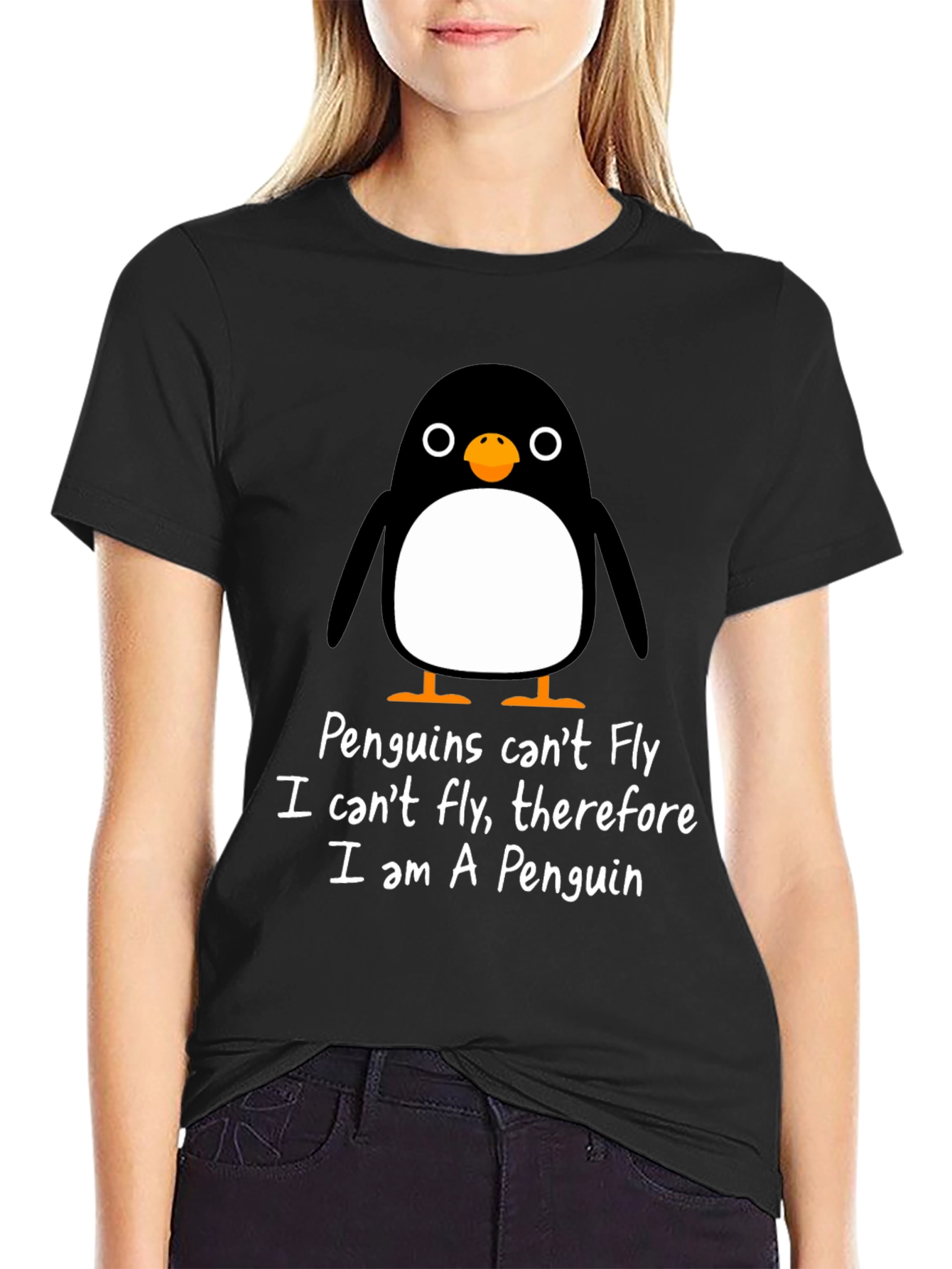 Penguin Logic Funny T-Shirt