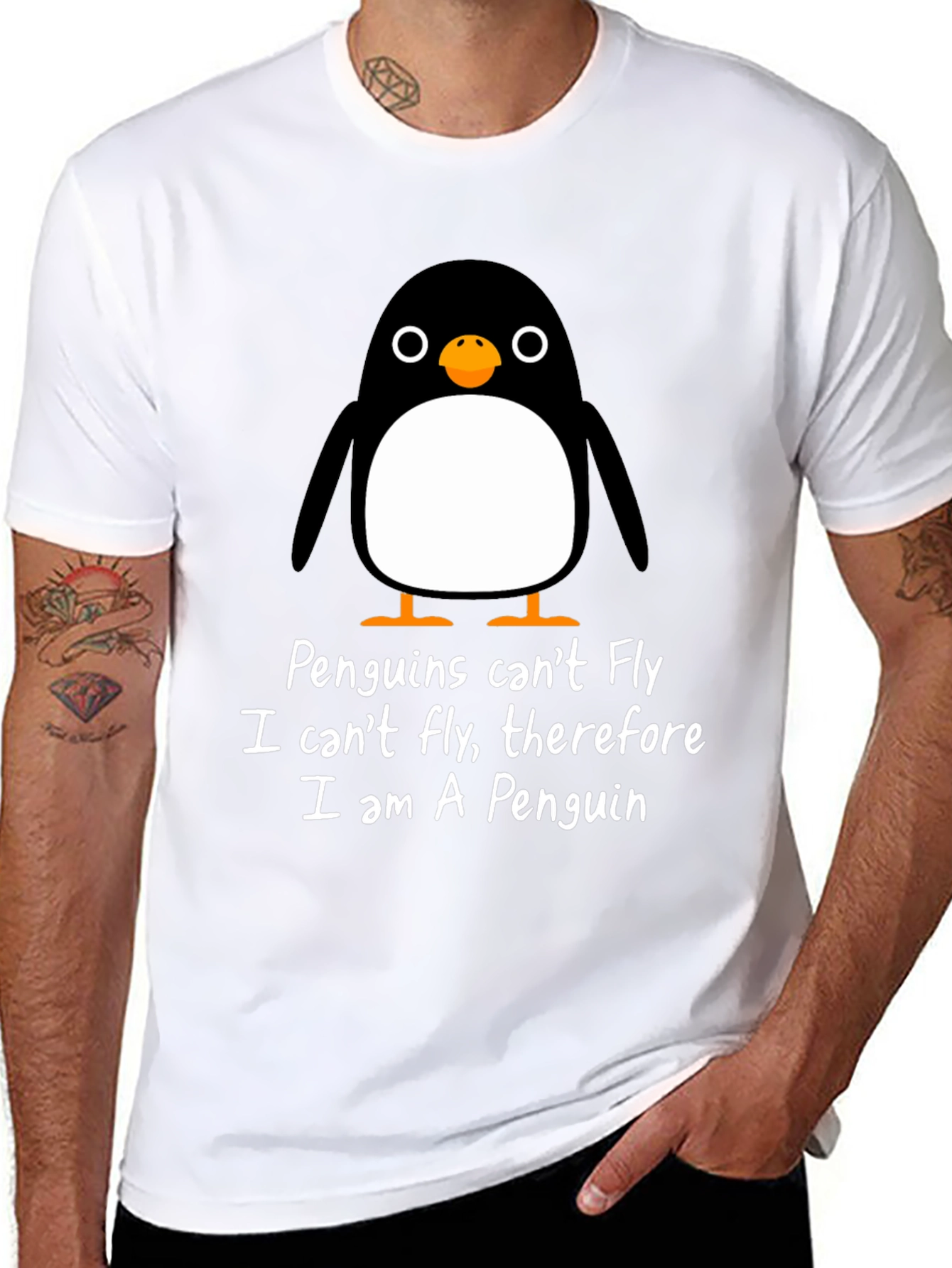 Penguin Logic Funny T-Shirt