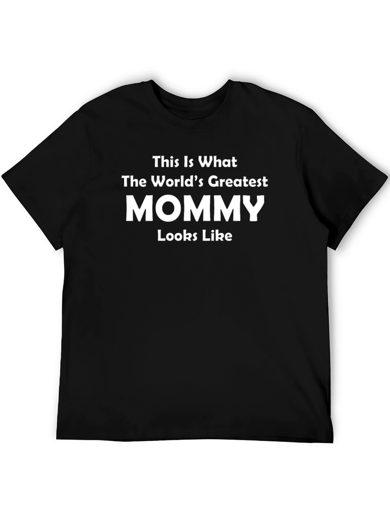 Worlds Greatest Mommy T-Shirt - Black